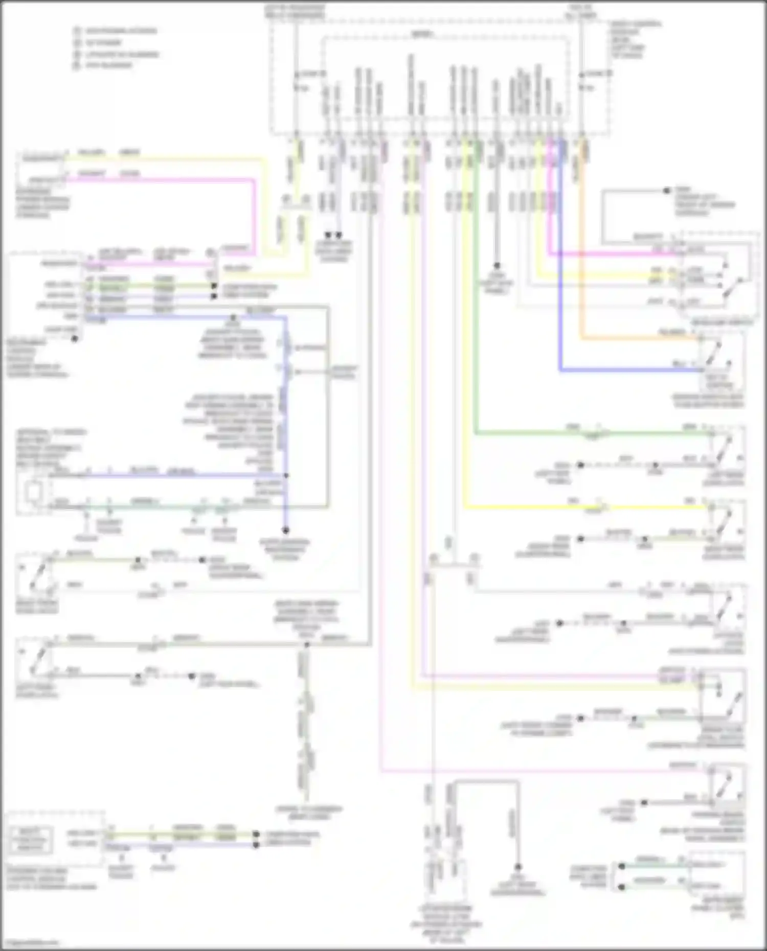 Wiring diagram extended power module for Ford Explorer V facelift 2 (2017-2019) (1 of 5)