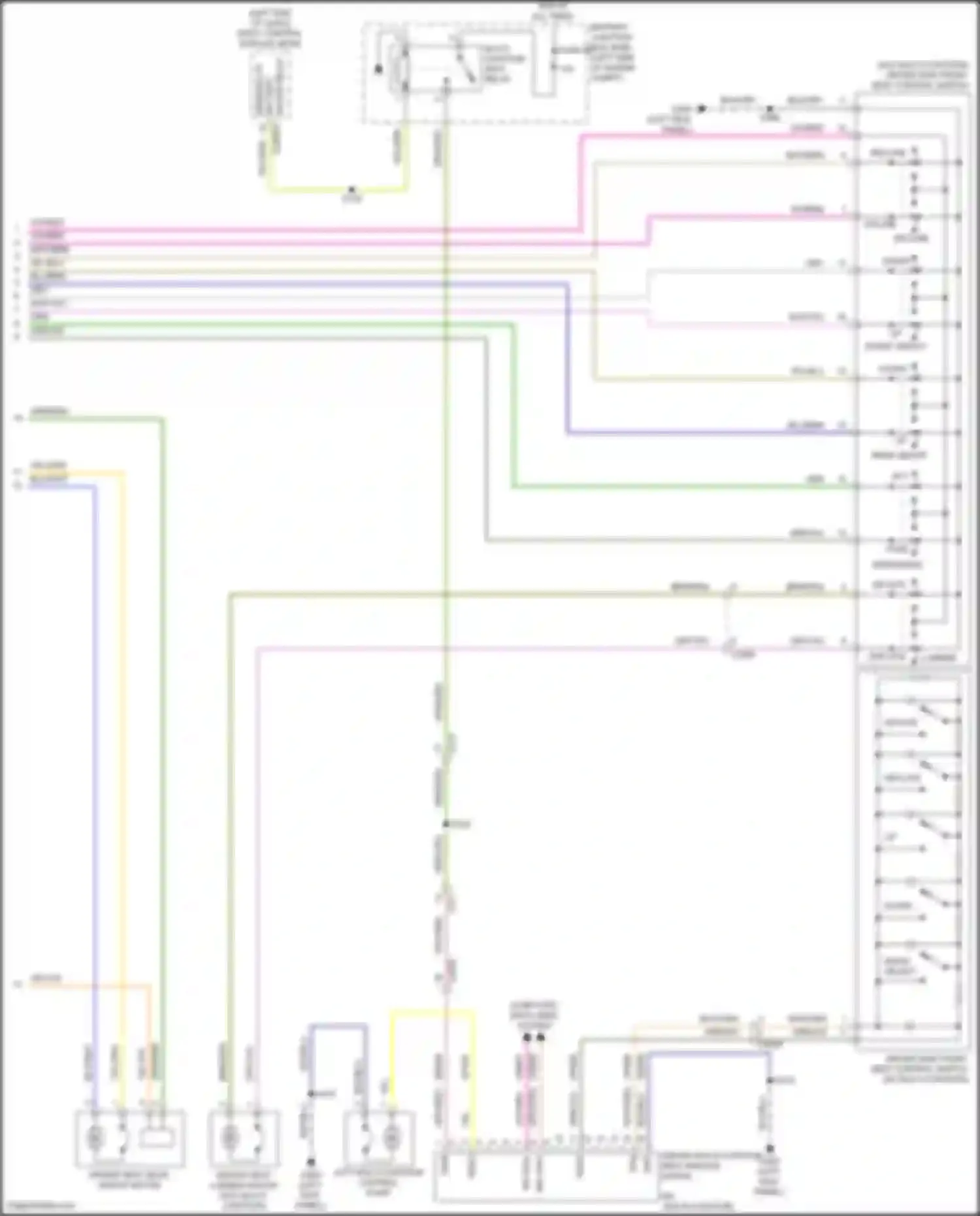 Wiring diagram front height for Ford Explorer V facelift 2 (2017-2019) (1 of 5)