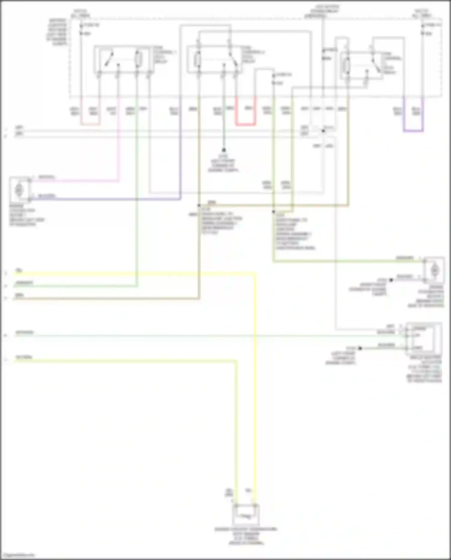 Wiring diagram fuse 22 for Ford Explorer V facelift 2 (2017-2019) (1 of 4)