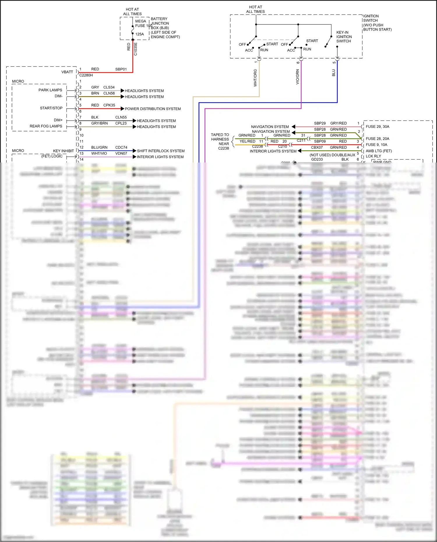 Wiring diagram grn for Ford Explorer V facelift 2 (2017-2019) (41 of 98)