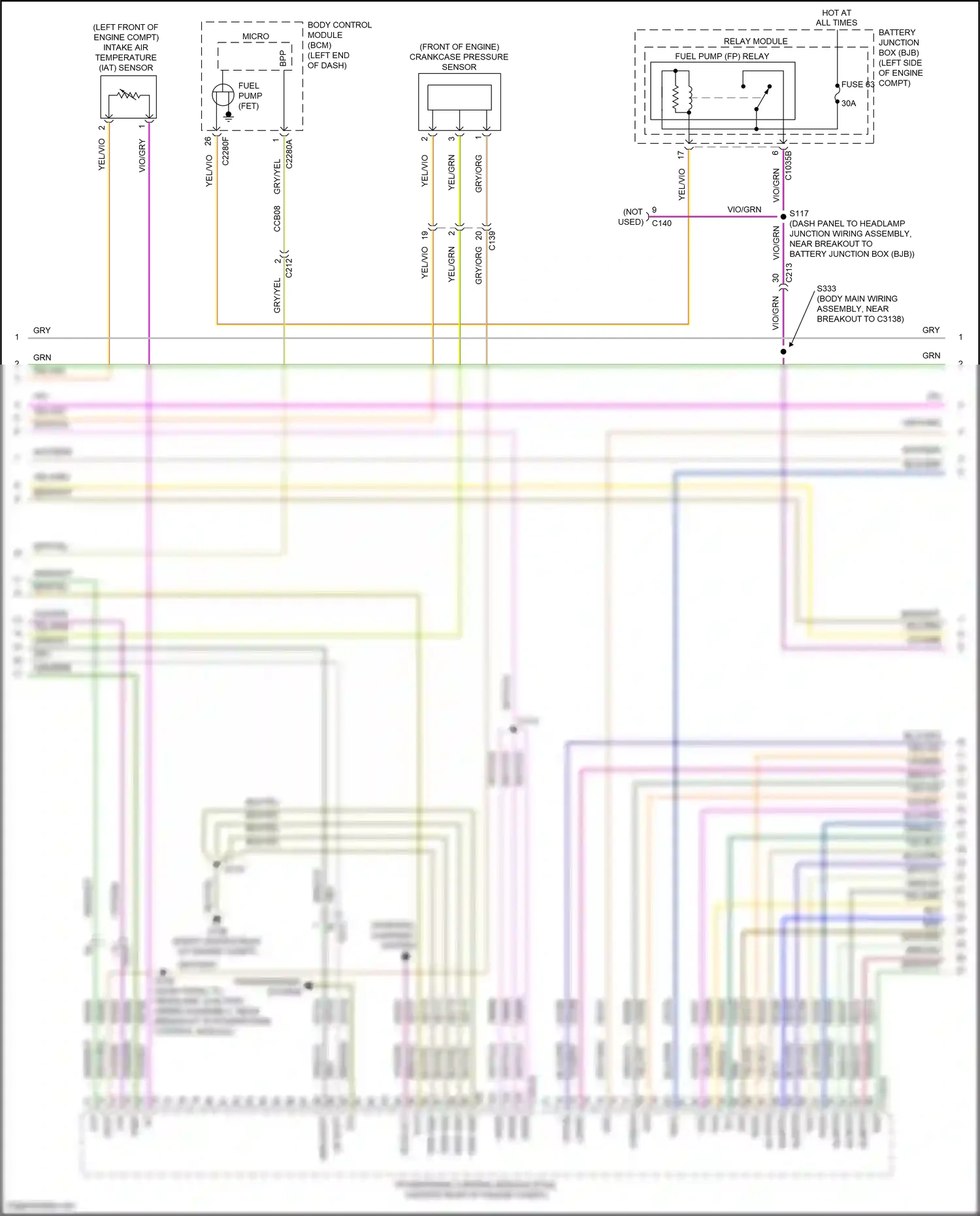 Wiring diagram grn/blu for Ford Explorer V facelift 2 (2017-2019) (58 of 62)