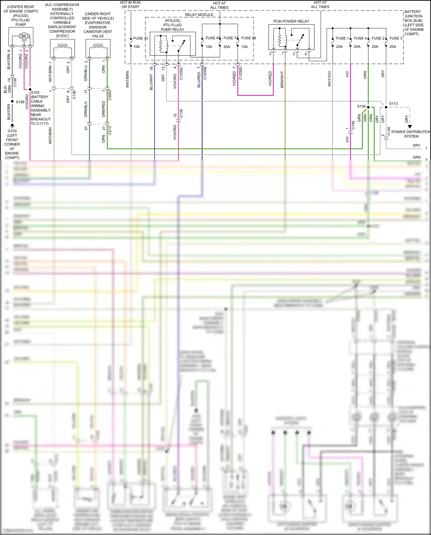 Wiring diagram grn/brn for Ford Explorer V facelift 2 (2017-2019) (35 of 42)