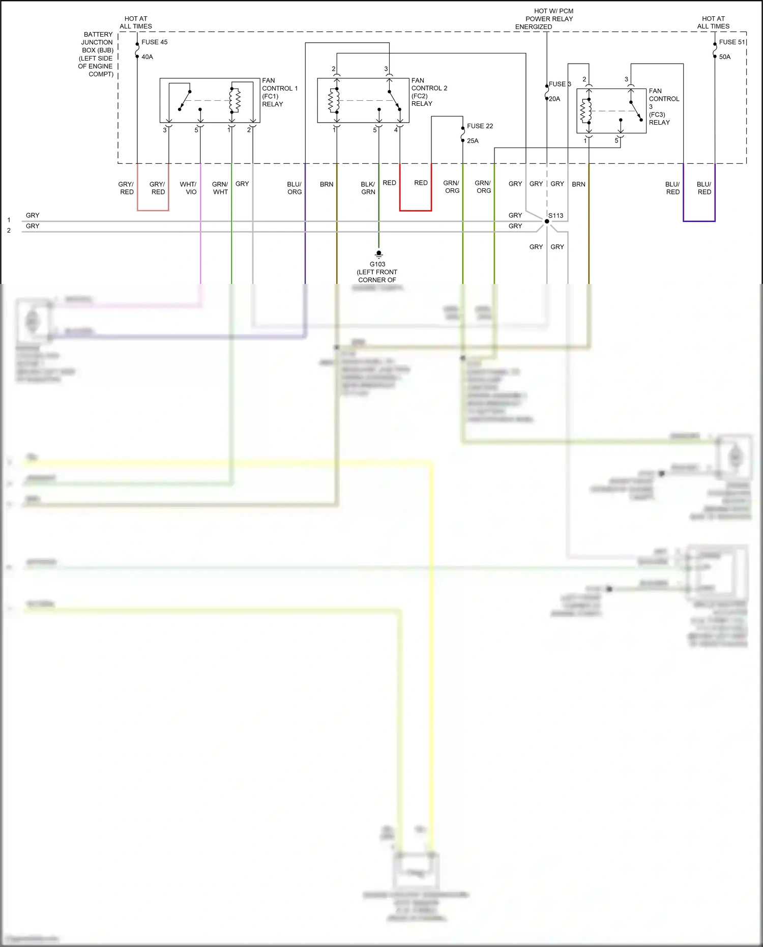 Wiring diagram grn/wht for Ford Explorer V facelift 2 (2017-2019) (22 of 47)