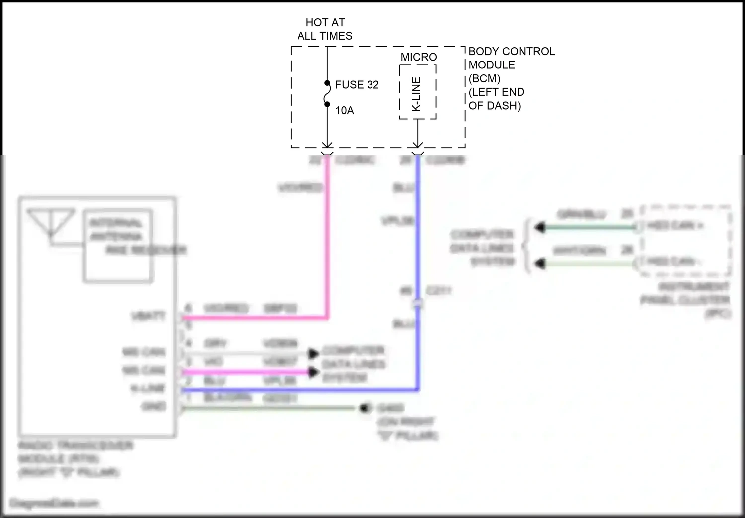 Wiring diagram gry for Ford Explorer V facelift 2 (2017-2019) (20 of 106)