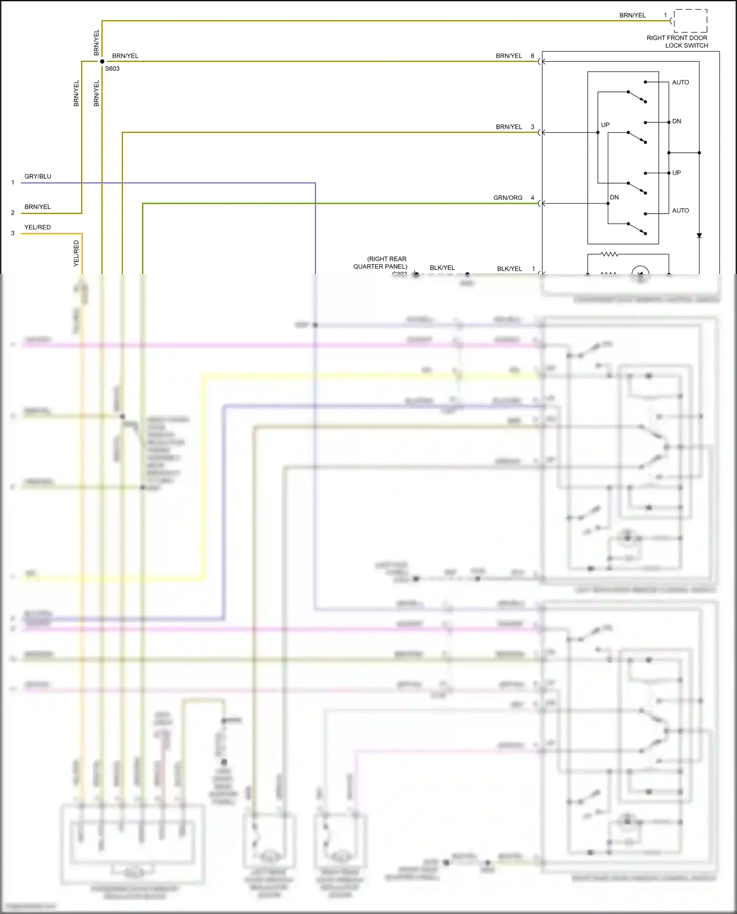 Wiring diagram gry/blu for Ford Explorer V facelift 2 (2017-2019) (10 of 60)