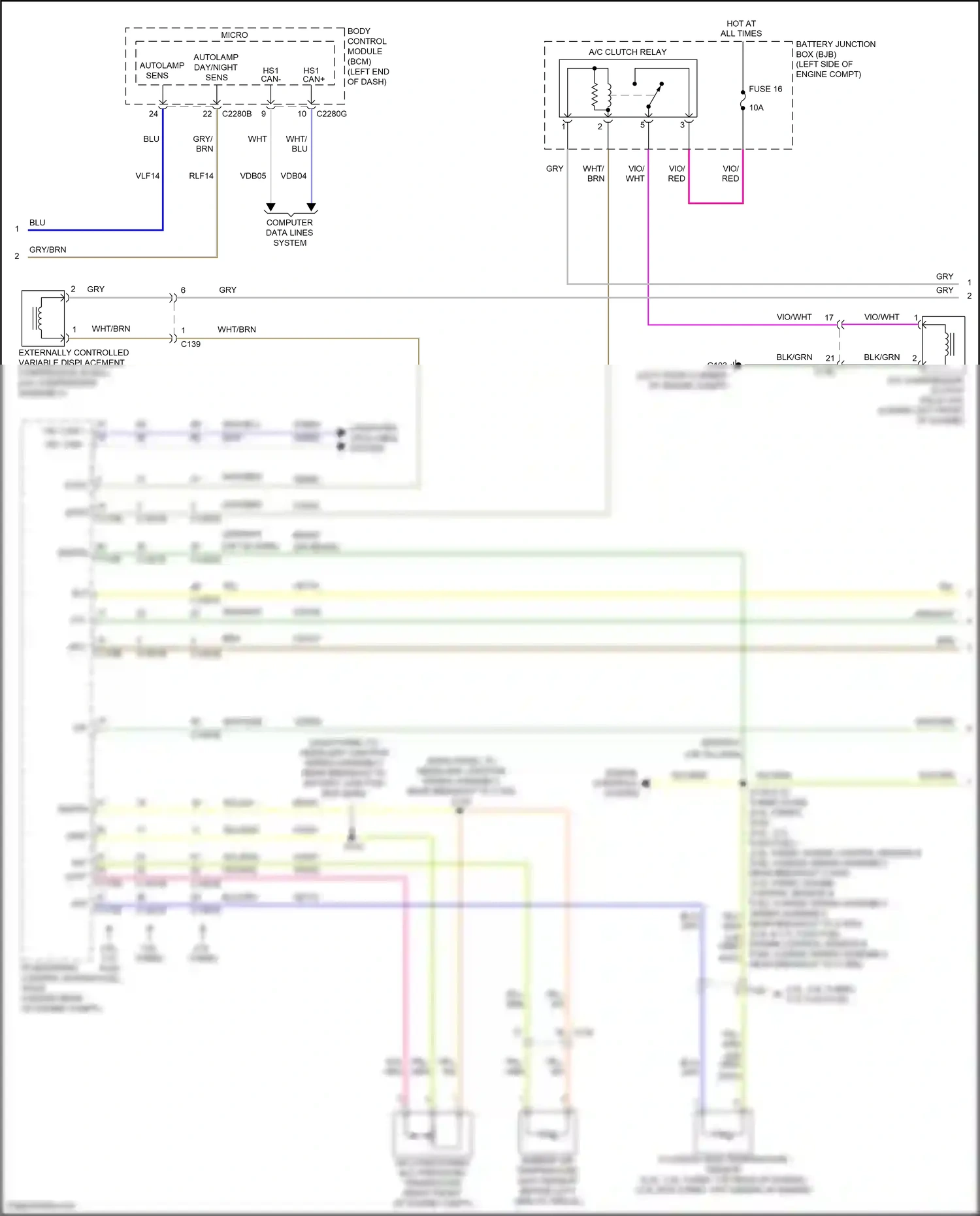 Wiring diagram gry/brn for Ford Explorer V facelift 2 (2017-2019) (22 of 36)