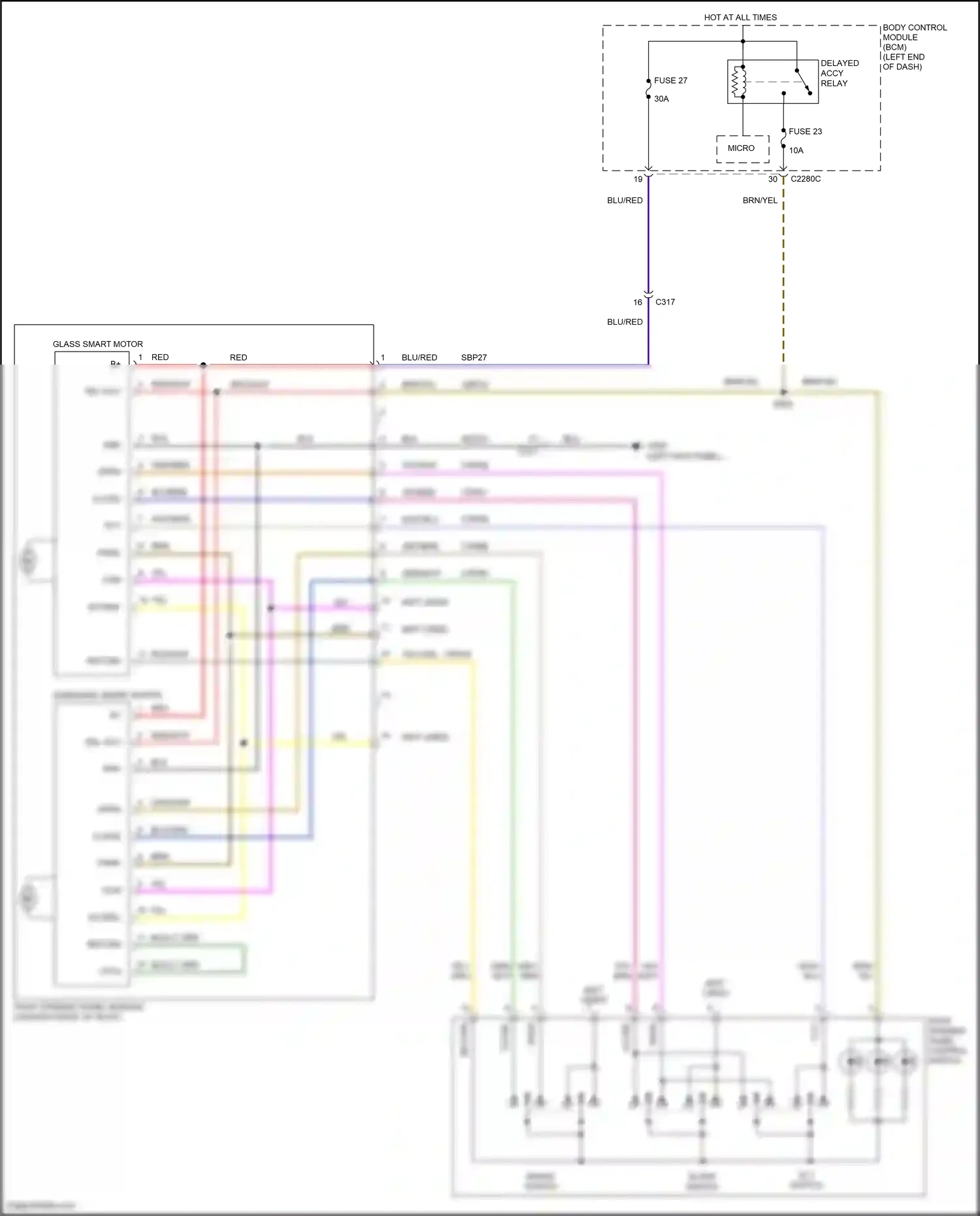 Wiring diagram gry/brn for Ford Explorer V facelift 2 (2017-2019) (26 of 36)