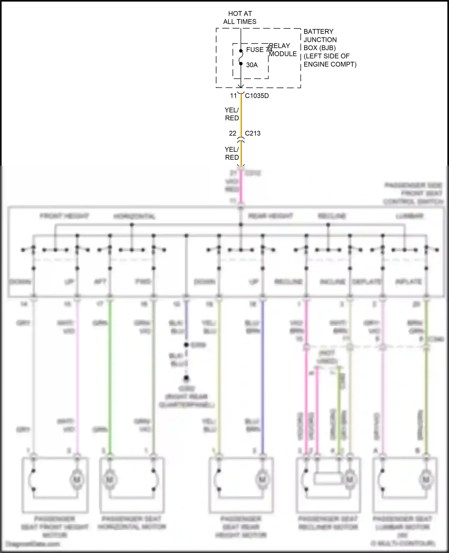 Wiring diagram gry/brn for Ford Explorer V facelift 2 (2017-2019) (6 of 36)