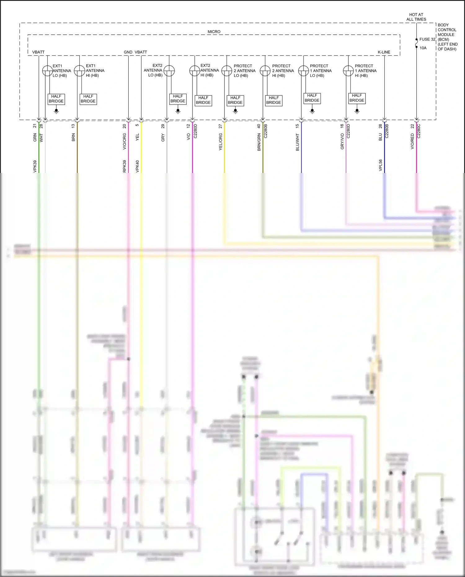 Wiring diagram gry/yel for Ford Explorer V facelift 2 (2017-2019) (2 of 46)