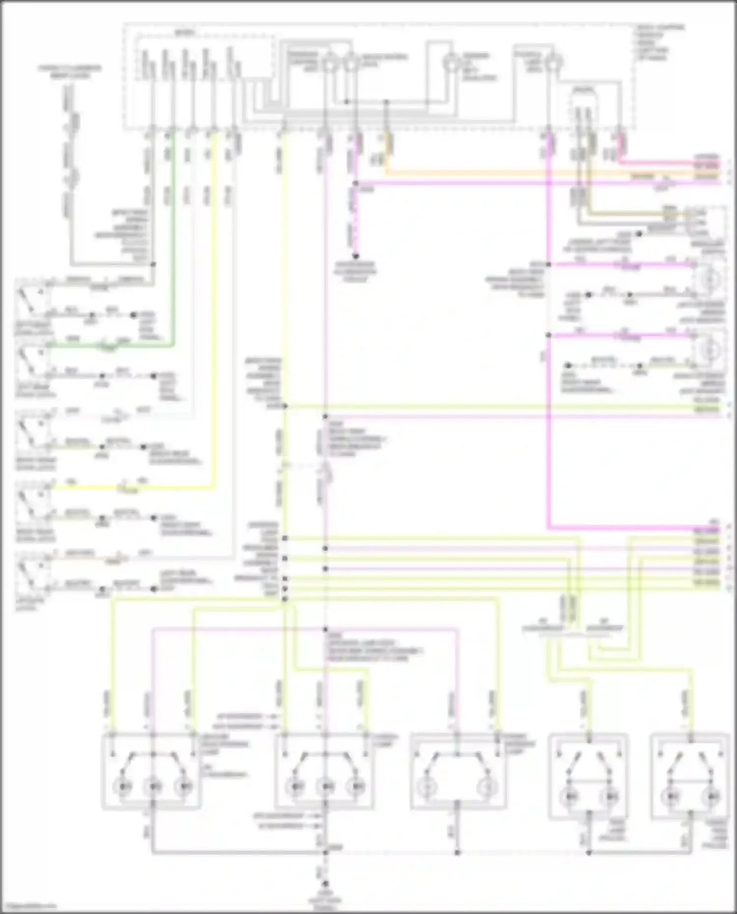 Wiring diagram headlamp switch for Ford Explorer V facelift 2 (2017-2019) (2 of 7)
