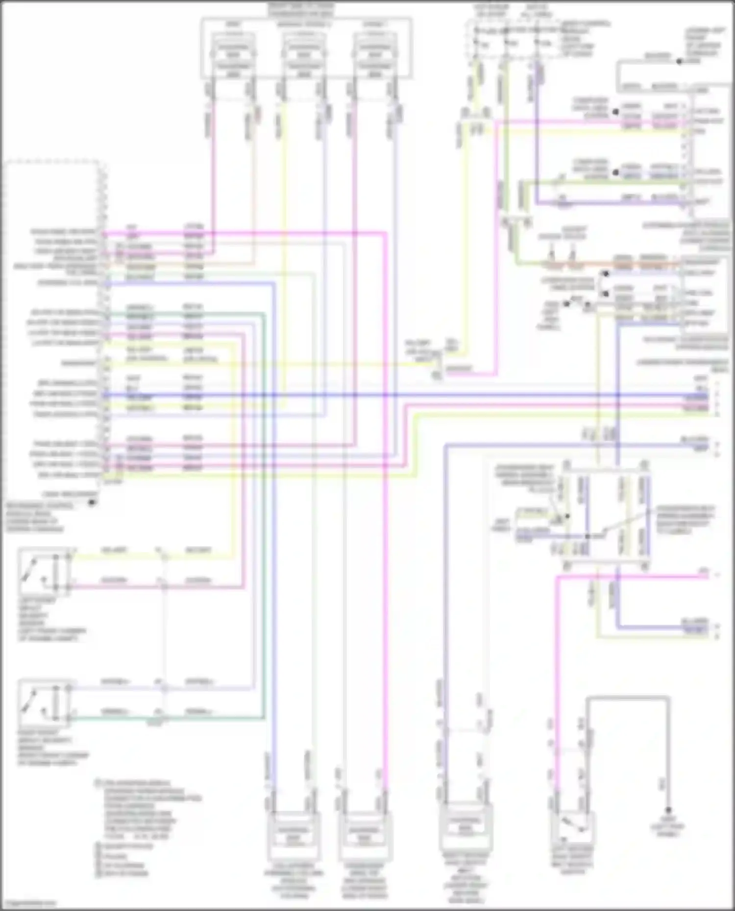 Wiring diagram hot in run or start for Ford Explorer V facelift 2 (2017-2019) (3 of 4)