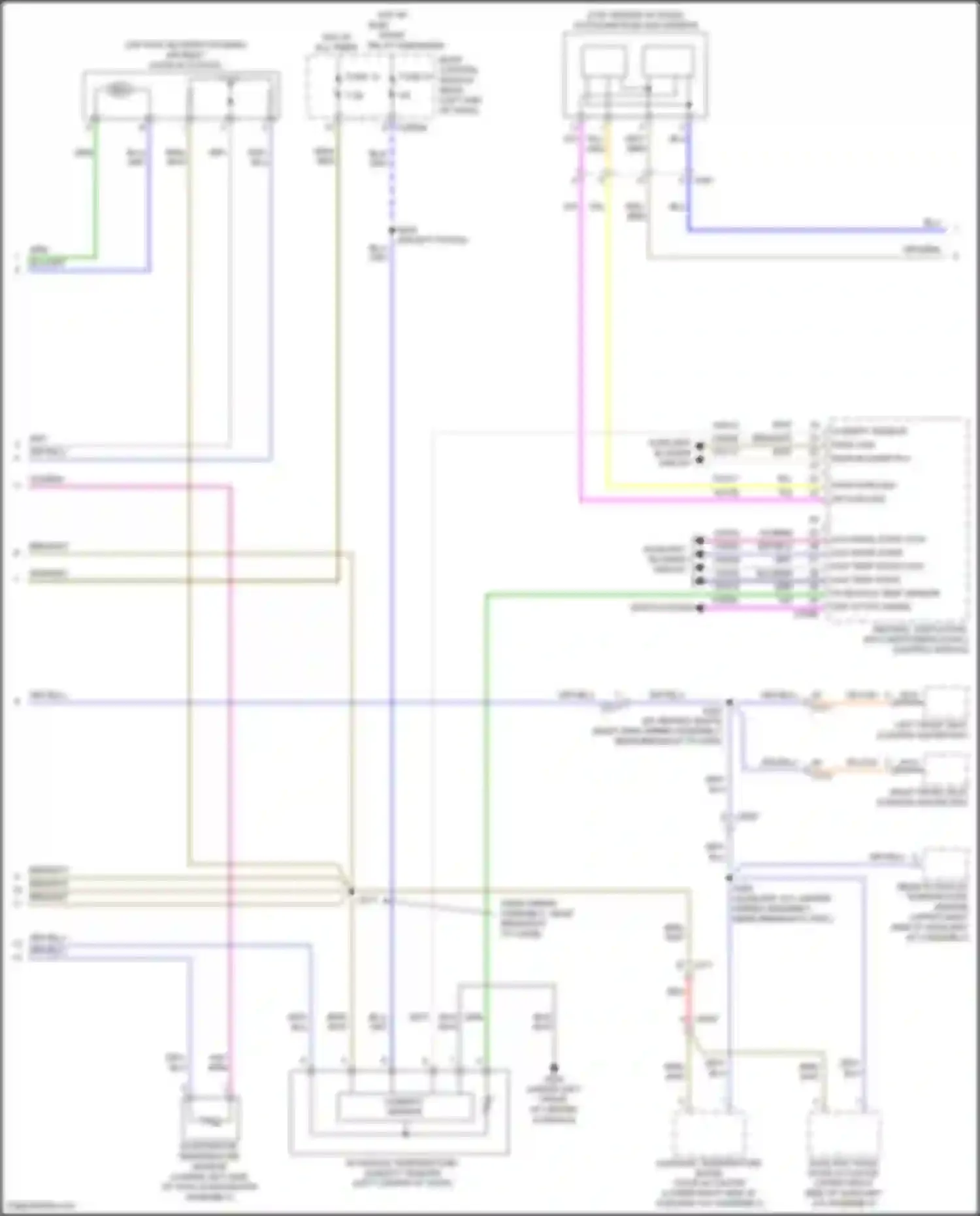 Wiring diagram in-vehicle temp sensor for Ford Explorer V facelift 2 (2017-2019) (1 of 1)