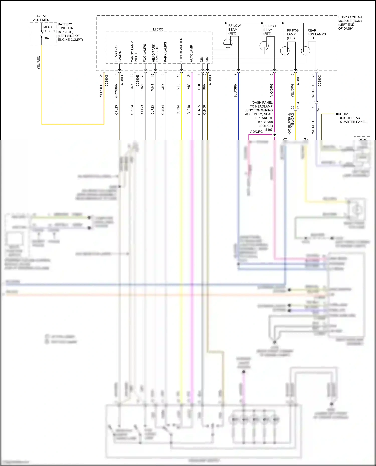 Wiring diagram nca for Ford Explorer V facelift 2 (2017-2019) (16 of 101)