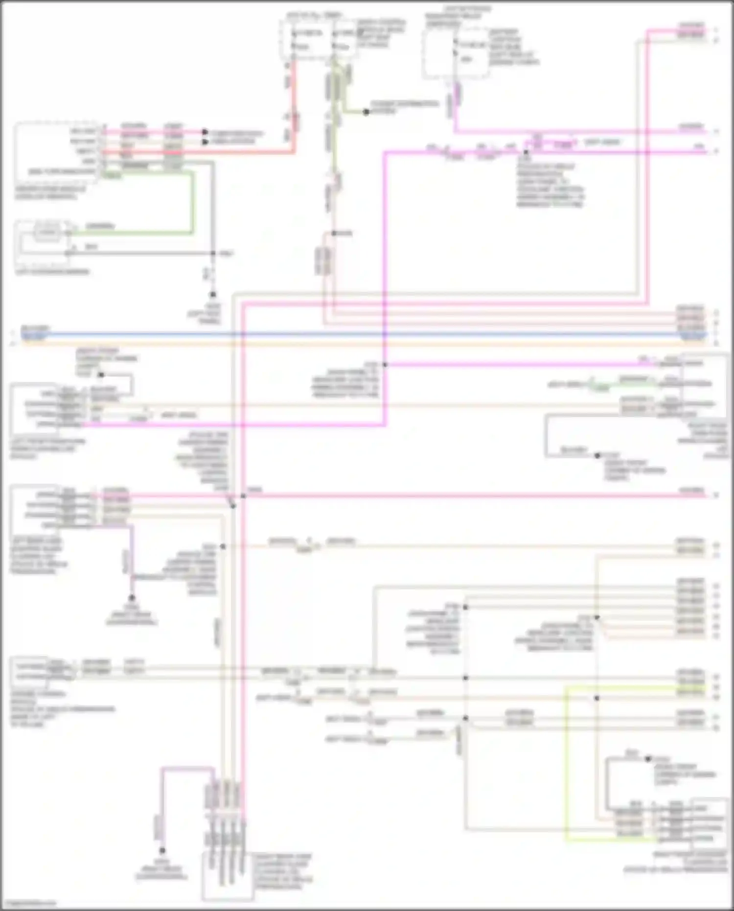 Wiring diagram power distribution system for Ford Explorer V facelift 2 (2017-2019) (12 of 19)