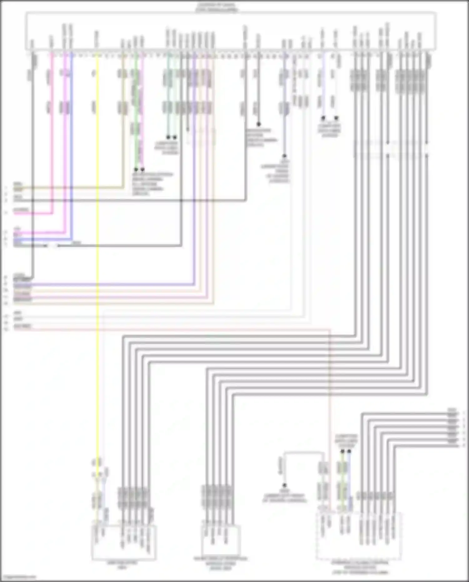 Wiring diagram rear camera circuit for Ford Explorer V facelift 2 (2017-2019) (2 of 6)