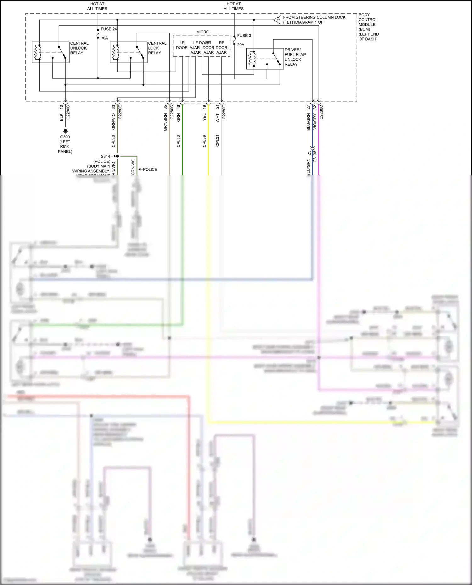Wiring diagram red for Ford Explorer V facelift 2 (2017-2019) (4 of 62)