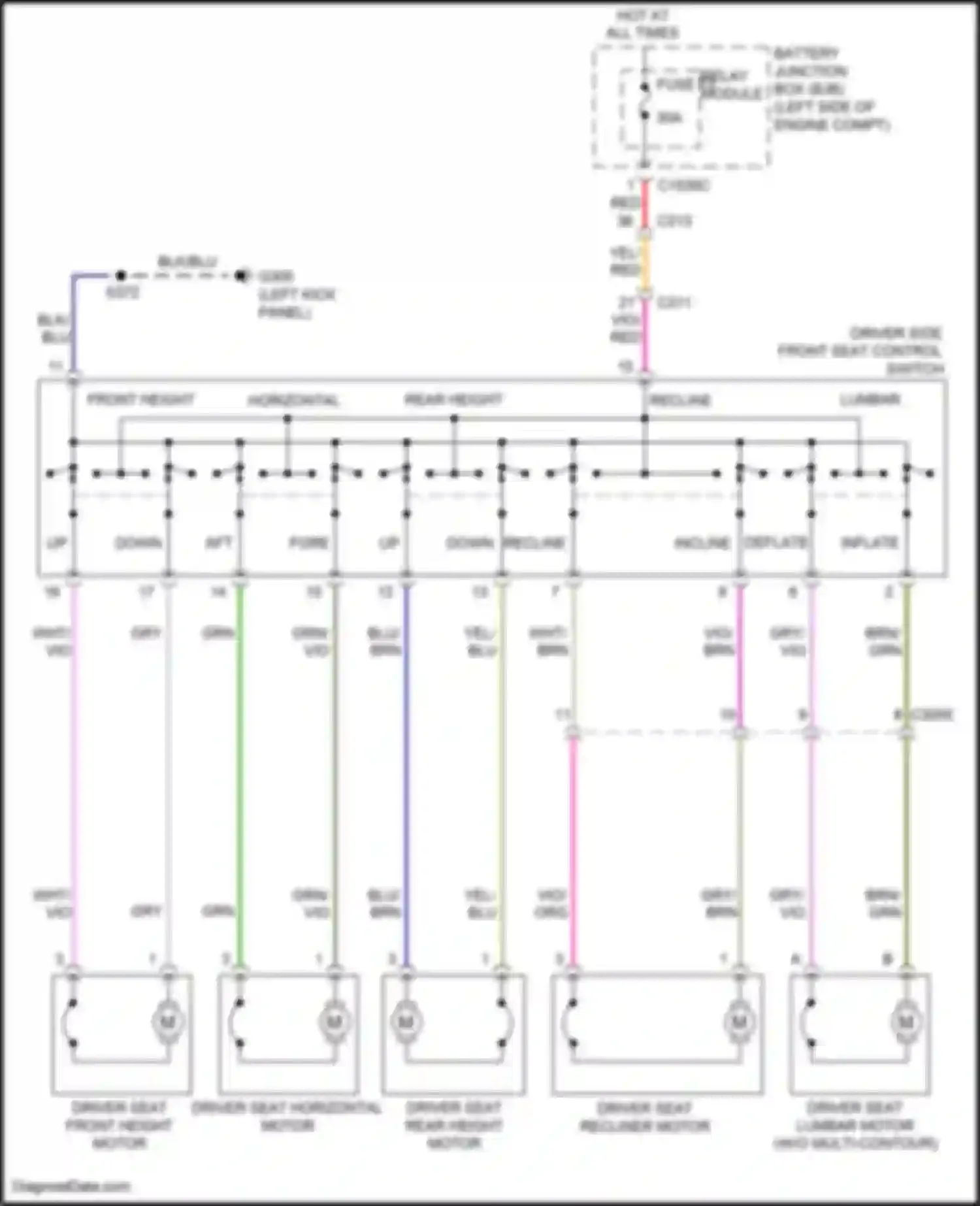 Wiring diagram relay module for Ford Explorer V facelift 2 (2017-2019) (5 of 36)