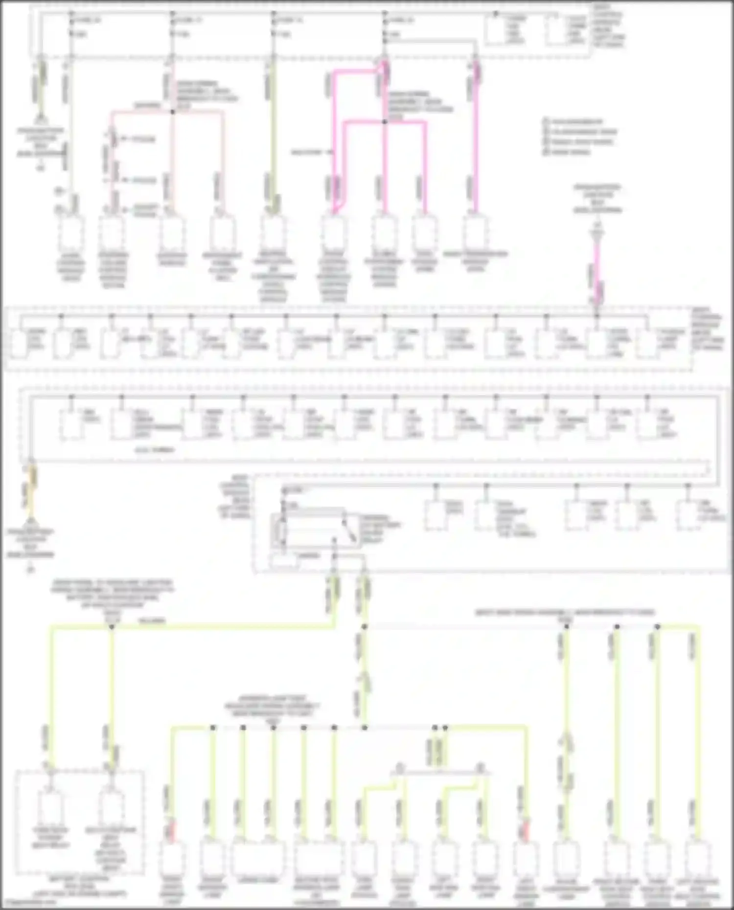 Wiring diagram right side rail lamp for Ford Explorer V facelift 2 (2017-2019) (3 of 3)