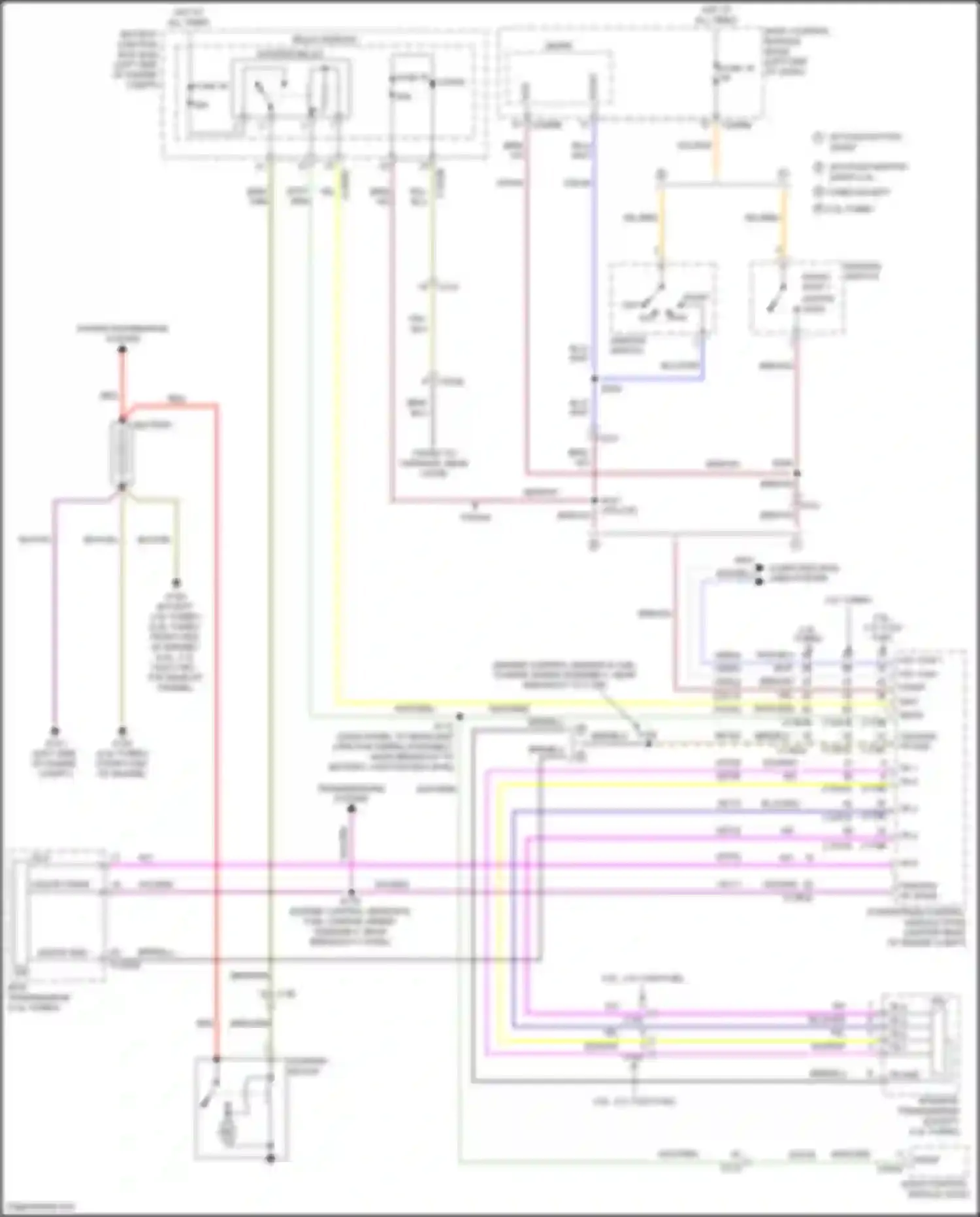 Wiring diagram start/ stop 1 for Ford Explorer V facelift 2 (2017-2019) (1 of 1)