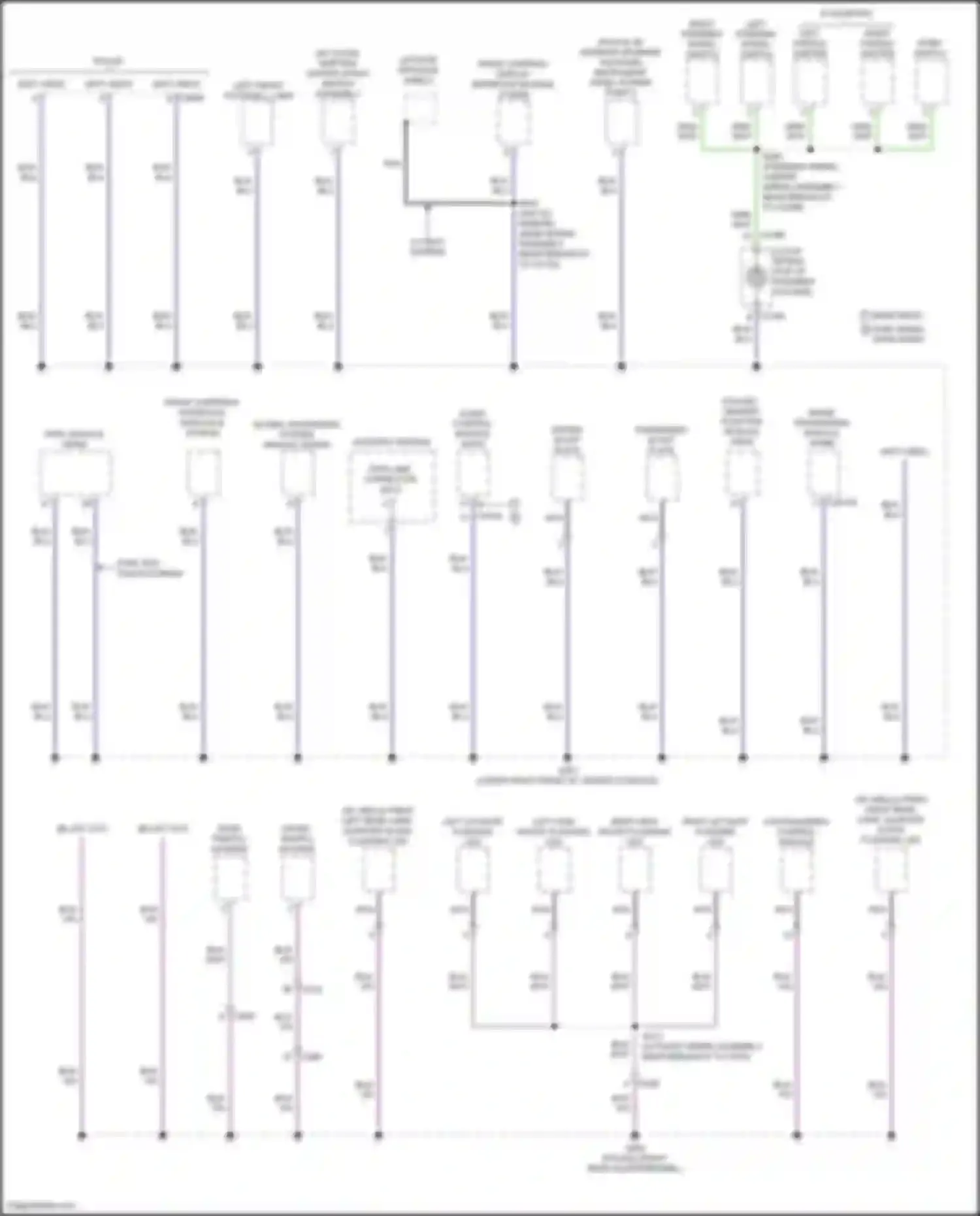 Wiring diagram sync w/o touch screen for Ford Explorer V facelift 2 (2017-2019) (1 of 1)