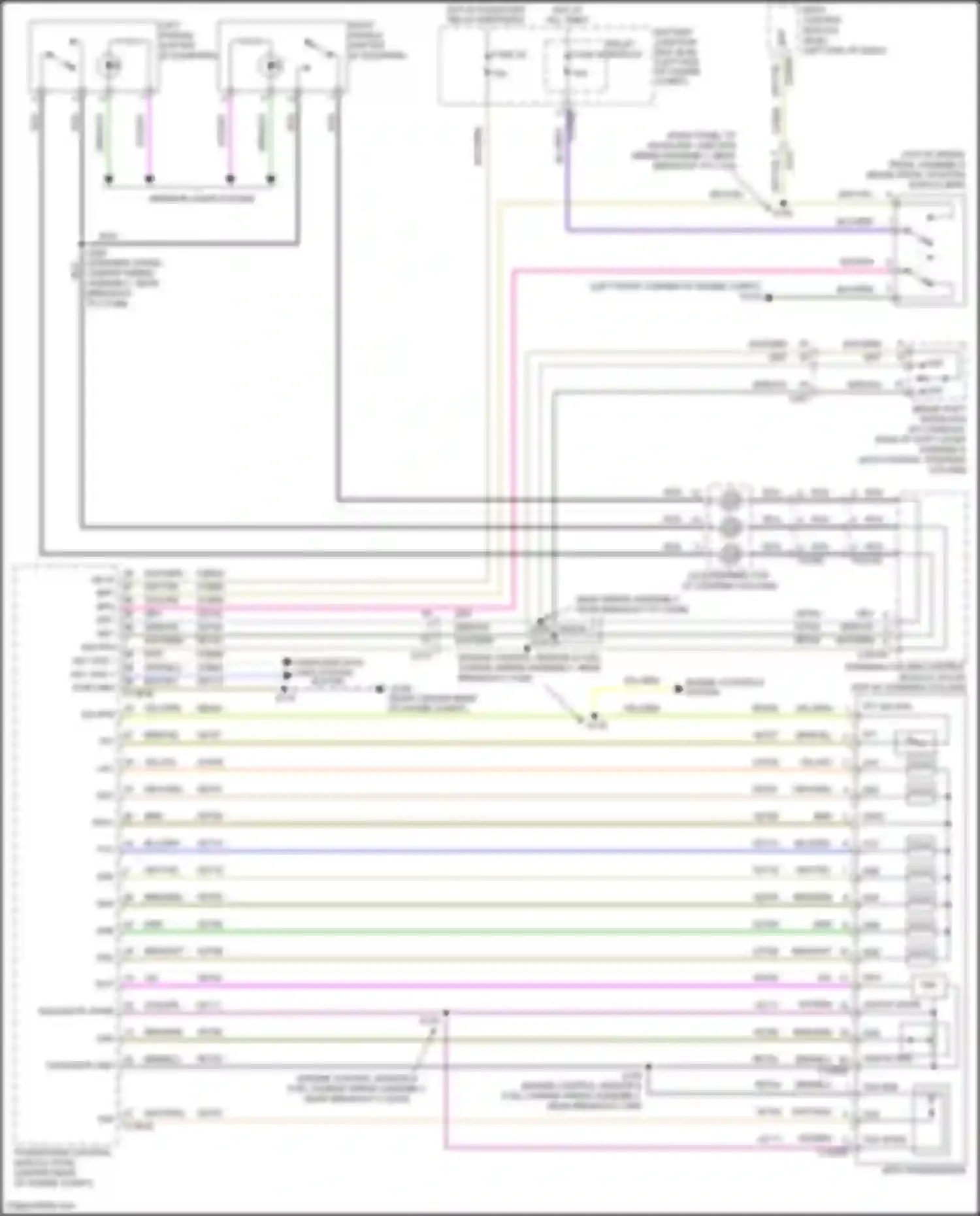 Wiring diagram tft sig rtn for Ford Explorer V facelift 2 (2017-2019) (1 of 4)