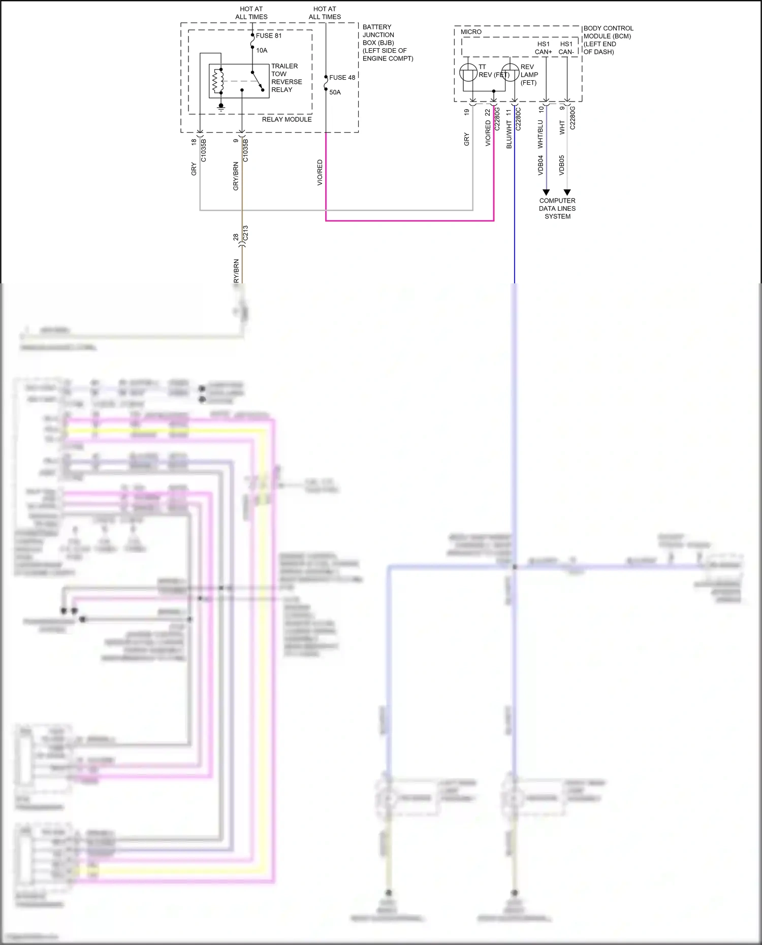 Wiring diagram tr 4 for Ford Explorer V facelift 2 (2017-2019) (4 of 11)
