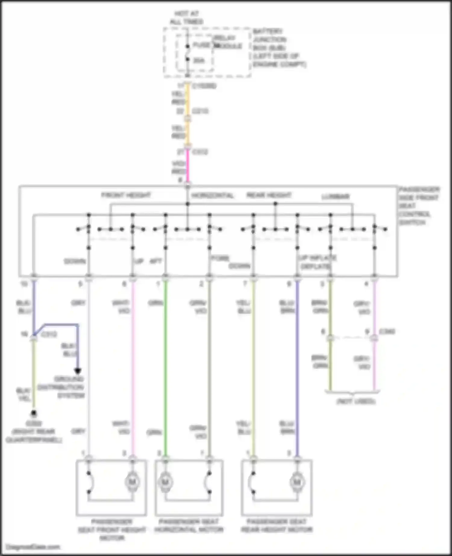 Wiring diagram up inflate deflate for Ford Explorer V facelift 2 (2017-2019) (1 of 1)