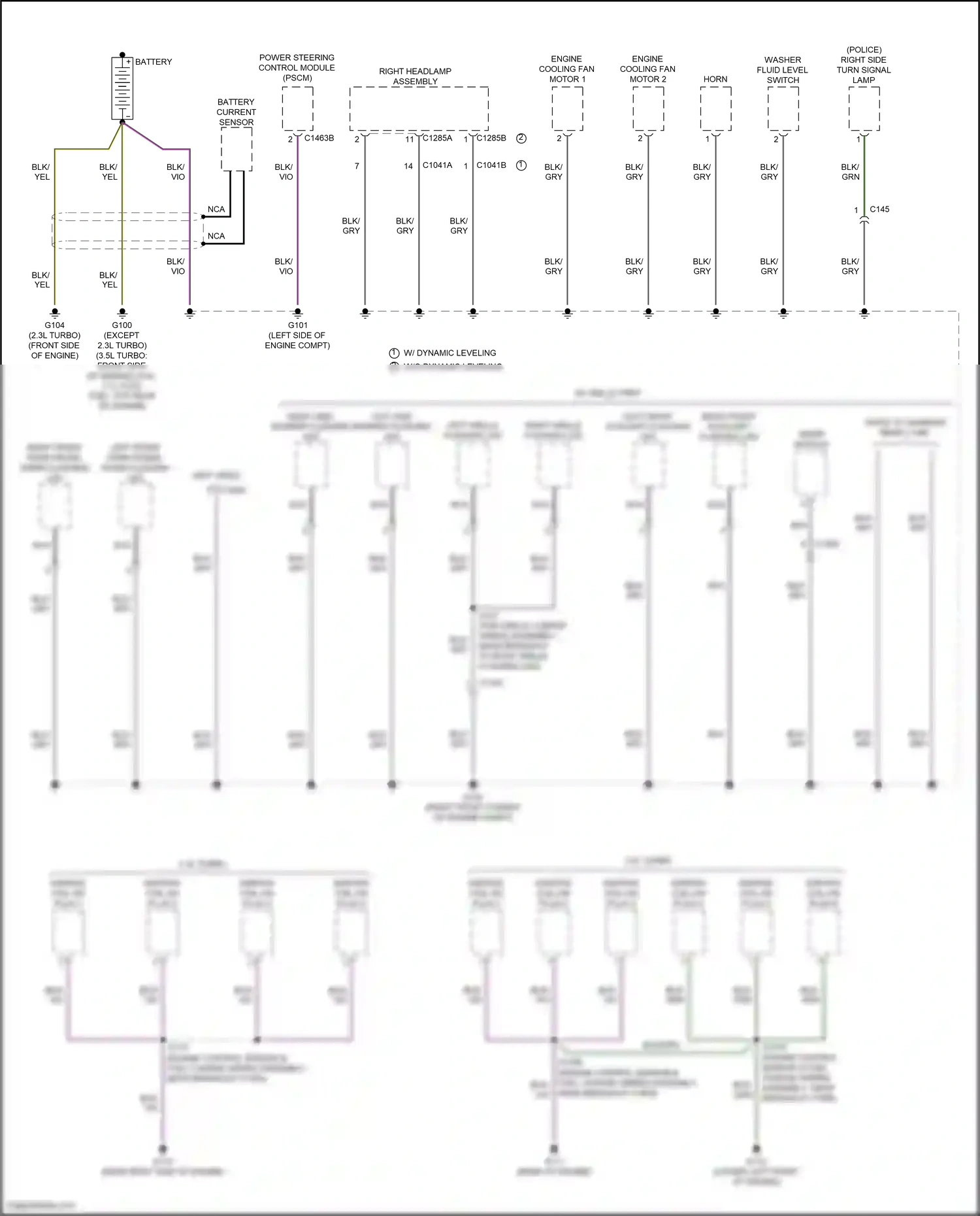 Wiring diagram vio for Ford Explorer V facelift 2 (2017-2019) (64 of 113)