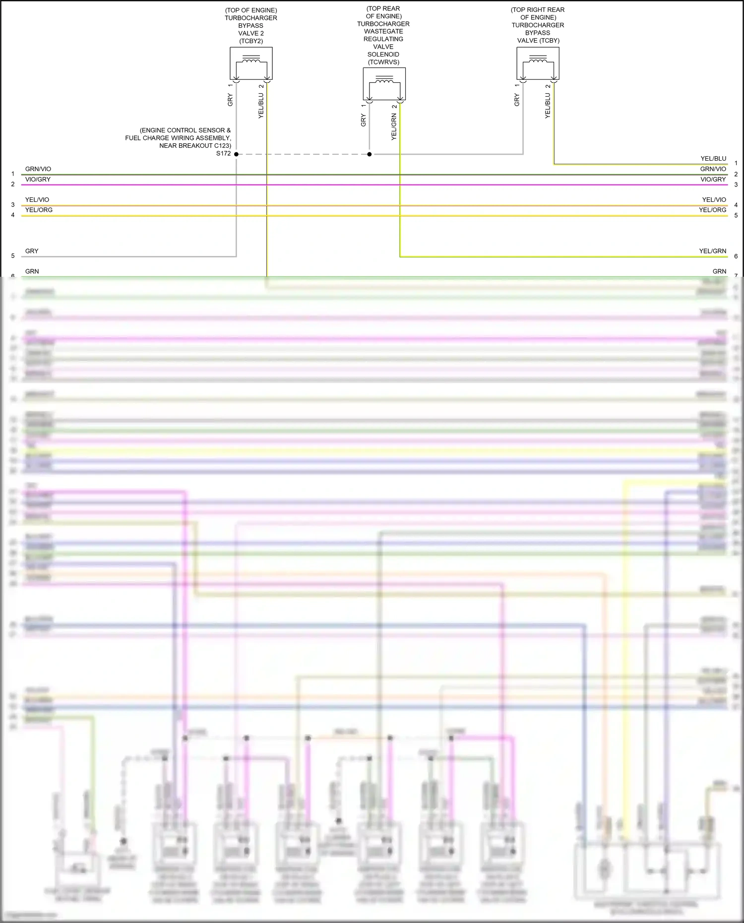 Wiring diagram vio/wht for Ford Explorer V facelift 2 (2017-2019) (49 of 54)