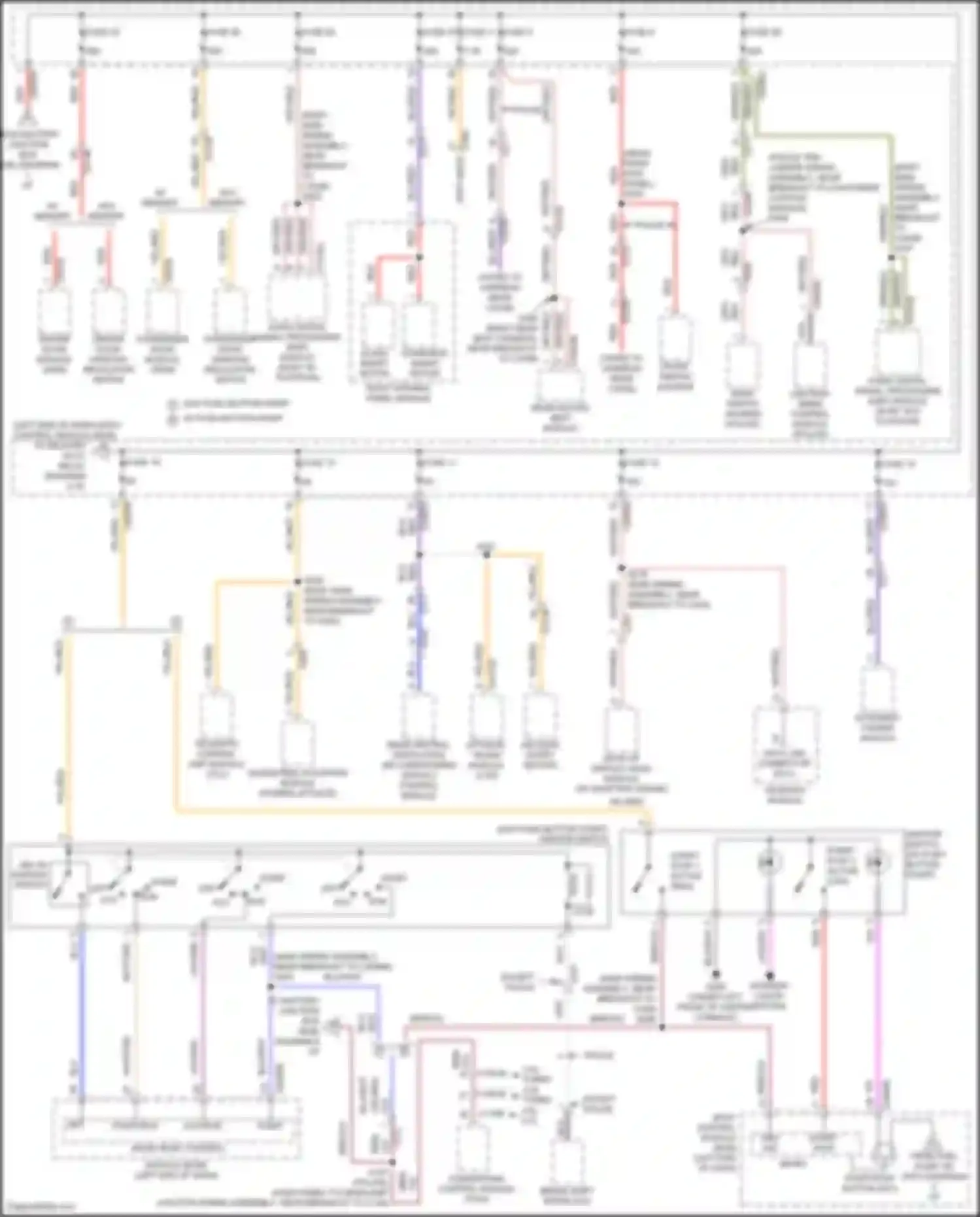 Wiring diagram w/ memory for Ford Explorer V facelift 2 (2017-2019) (6 of 7)