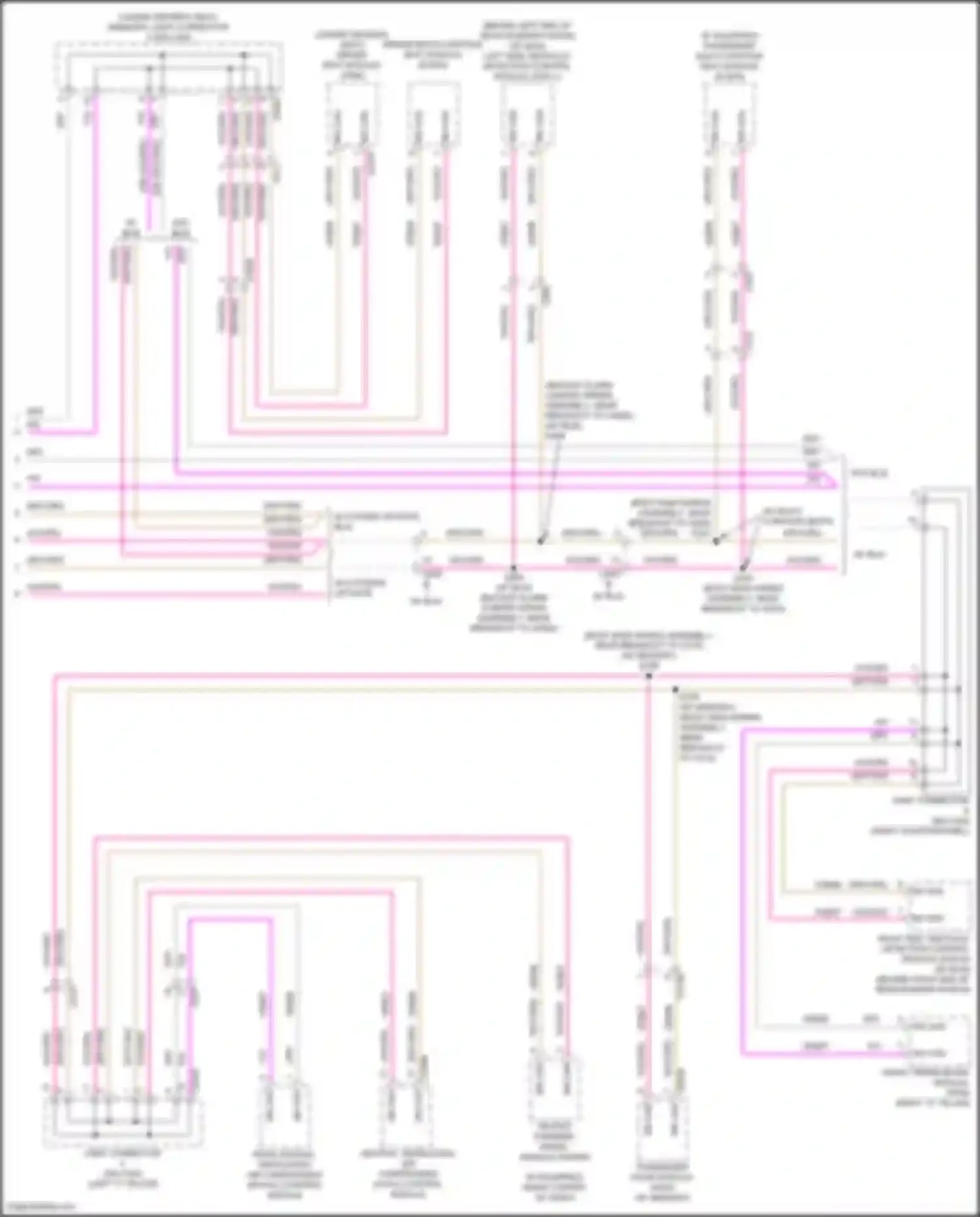 Wiring diagram w/ memory for Ford Explorer V facelift 2 (2017-2019) (2 of 7)