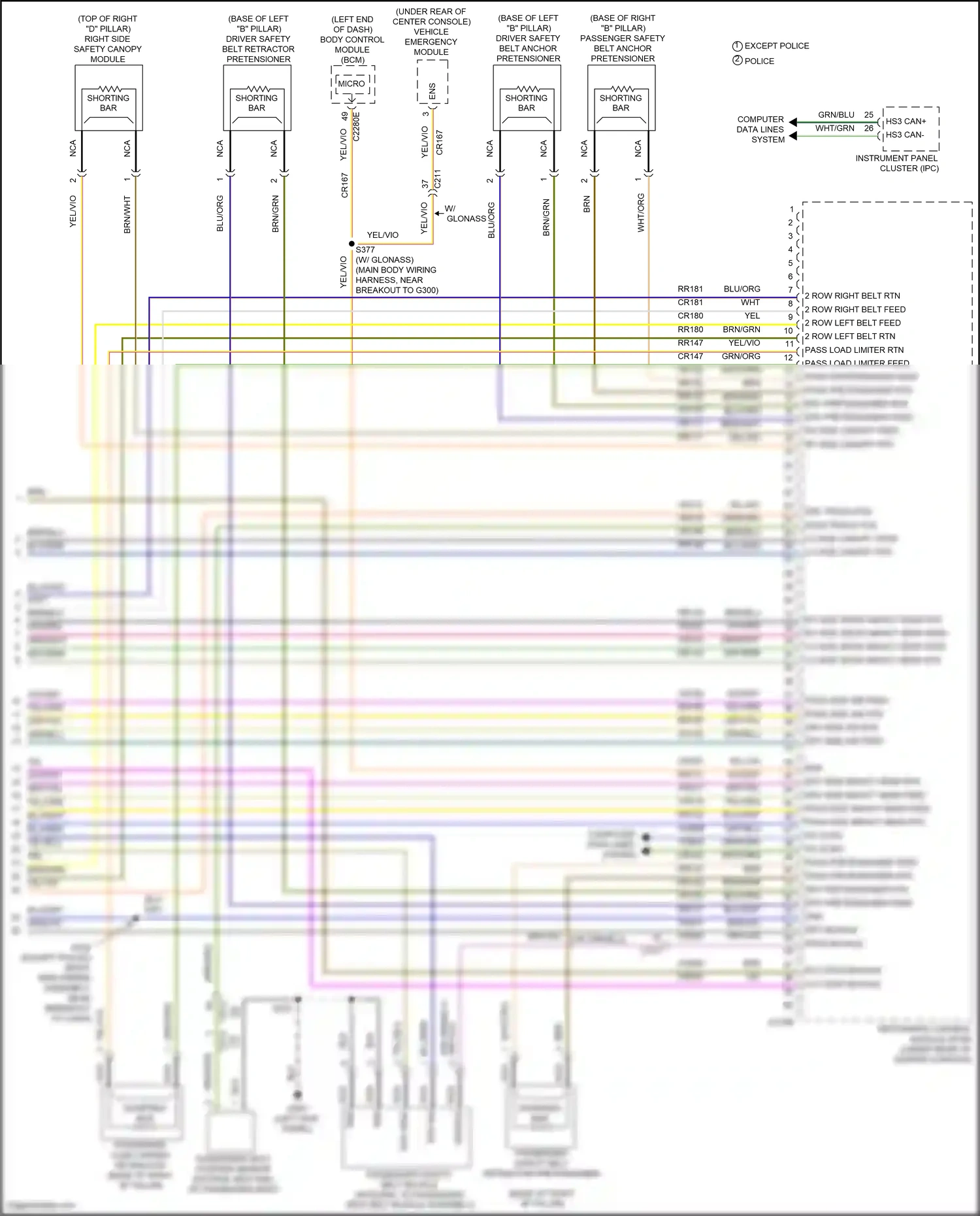 Wiring diagram wht for Ford Explorer V facelift 2 (2017-2019) (70 of 117)