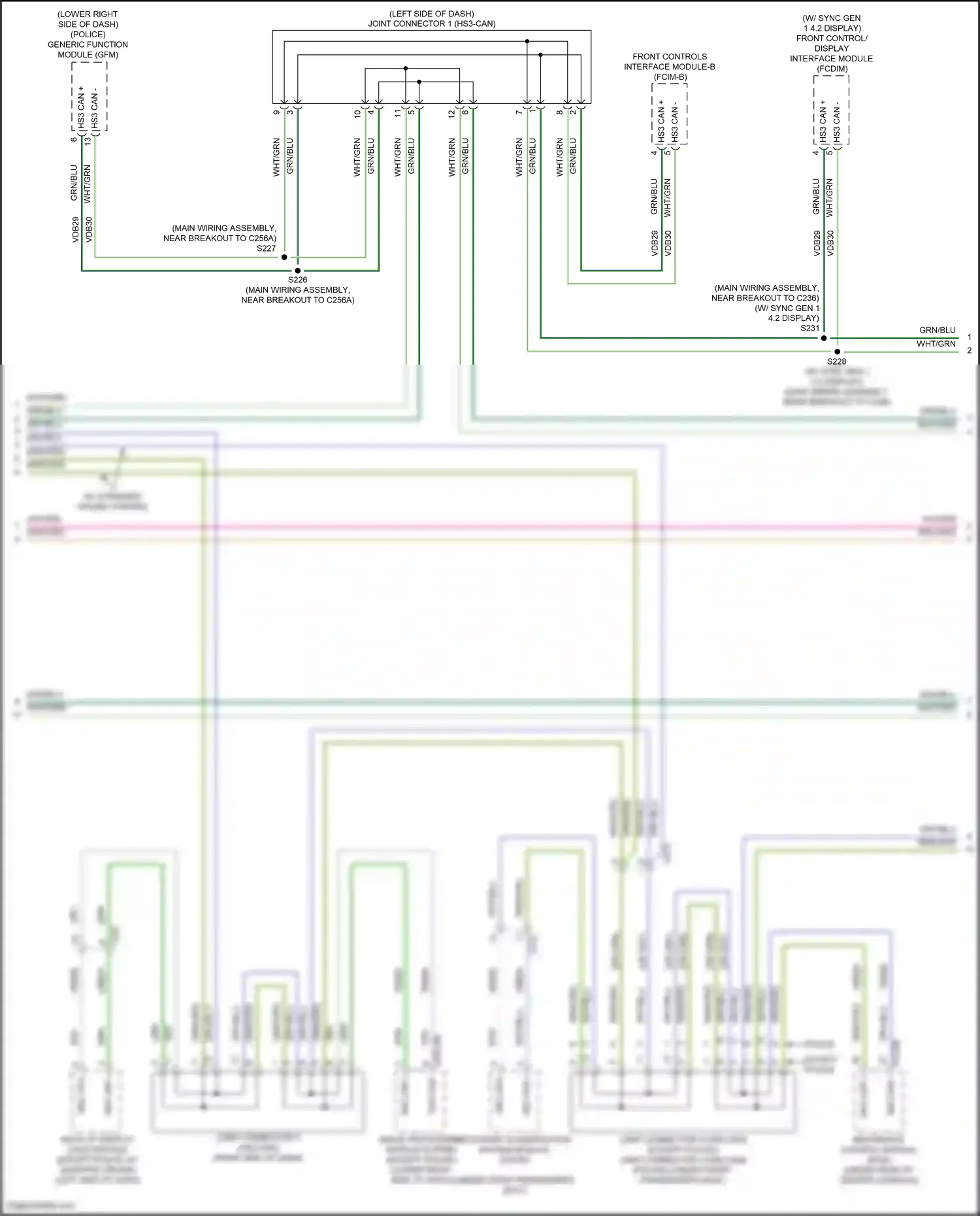 Wiring diagram wht for Ford Explorer V facelift 2 (2017-2019) (72 of 117)