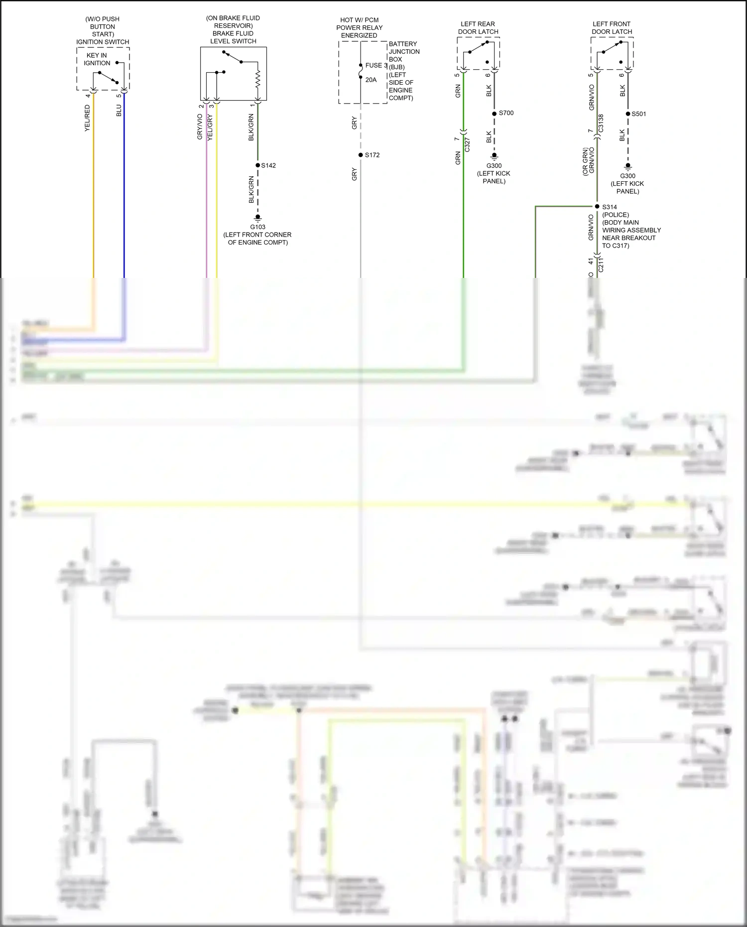 Wiring diagram yel for Ford Explorer V facelift 2 (2017-2019) (57 of 100)