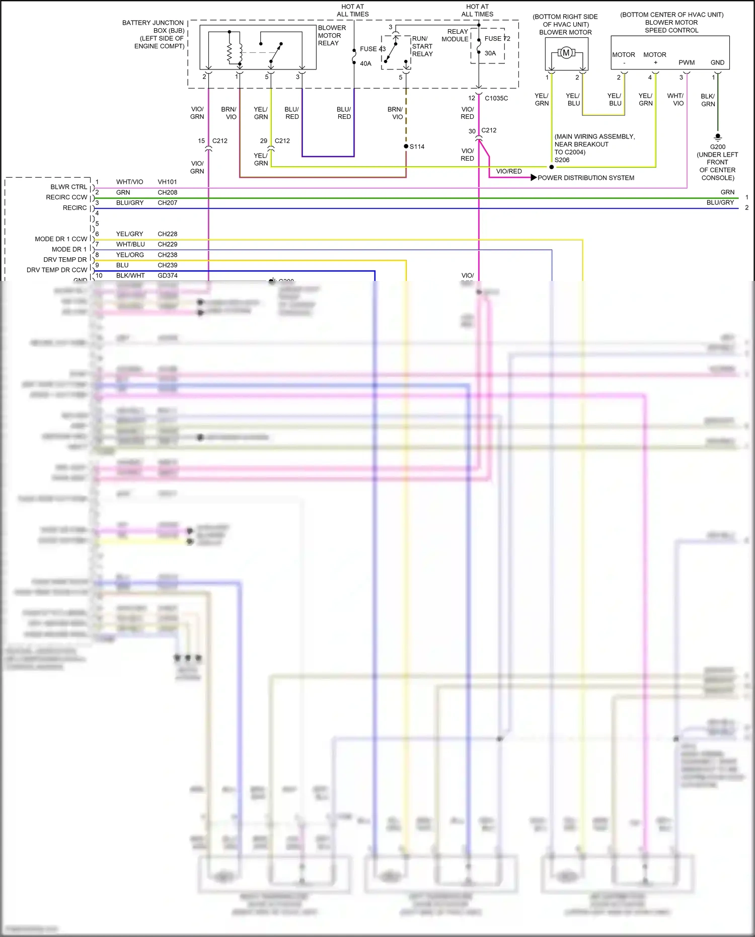 Wiring diagram yel/org for Ford Explorer V facelift 2 (2017-2019) (31 of 57)