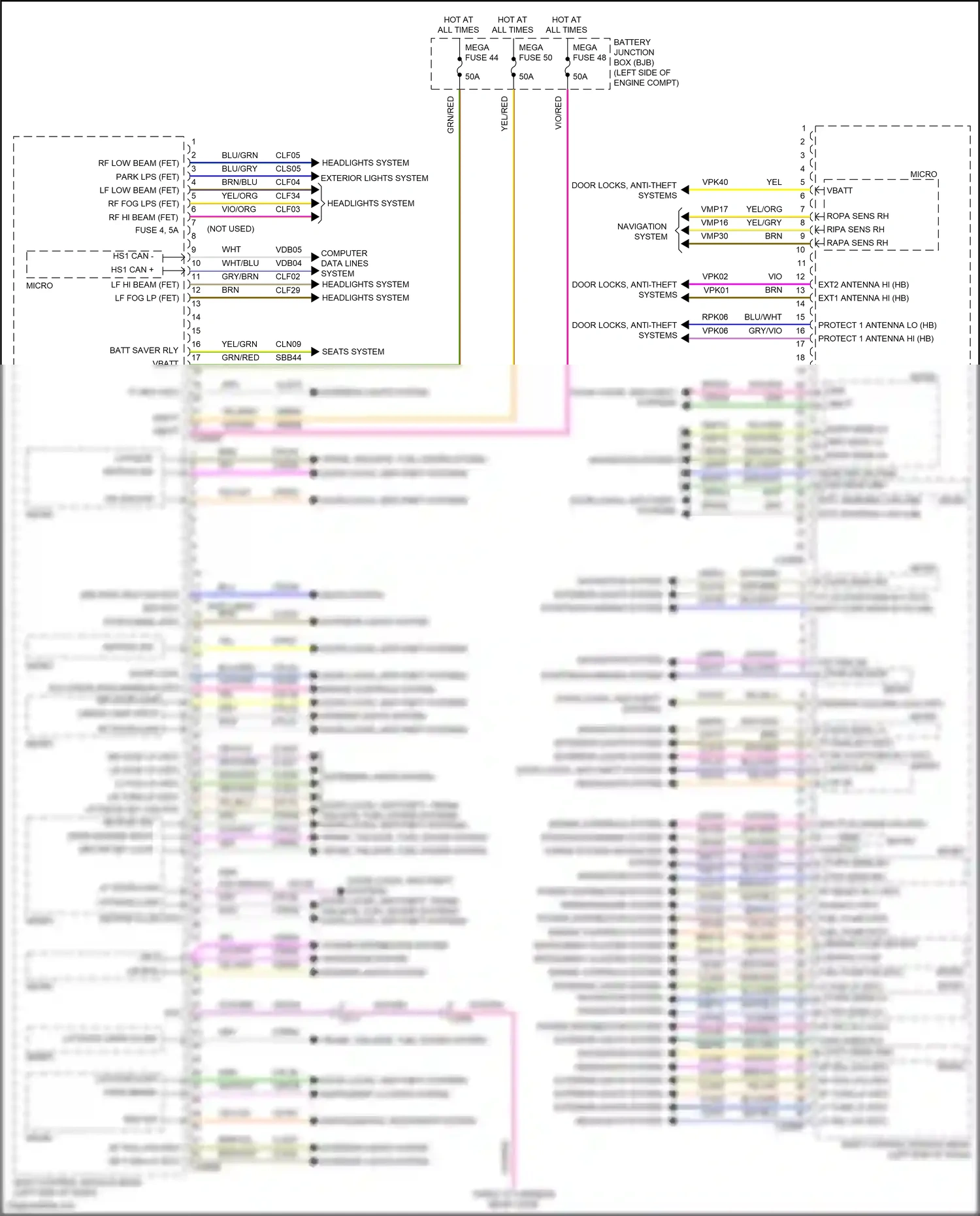 Wiring diagram yel/red for Ford Explorer V facelift 2 (2017-2019) (22 of 36)