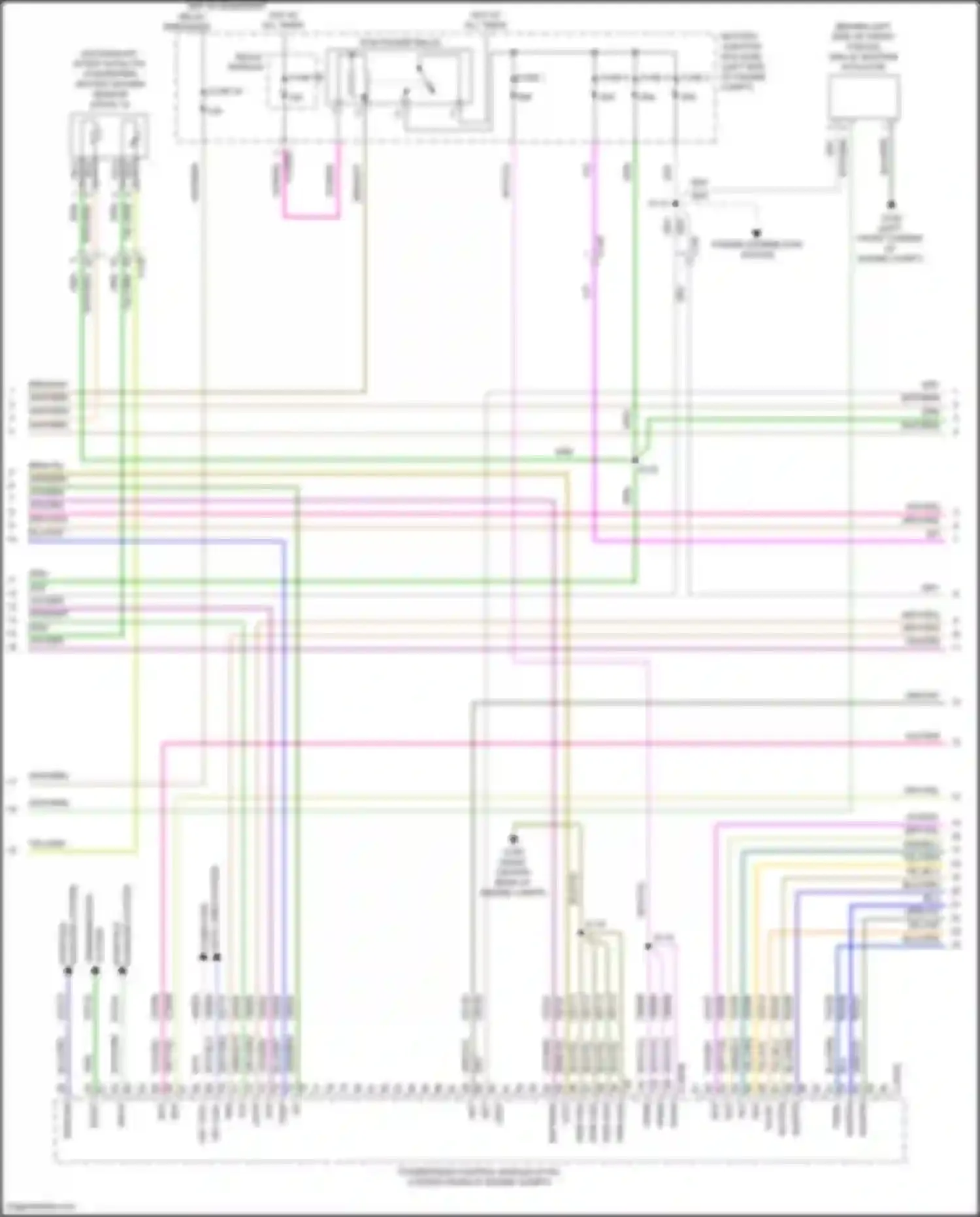 Explorer Ford V facelift (2015-2018): Wiring diagram engine performance 2.3l turbo (3 of 7)