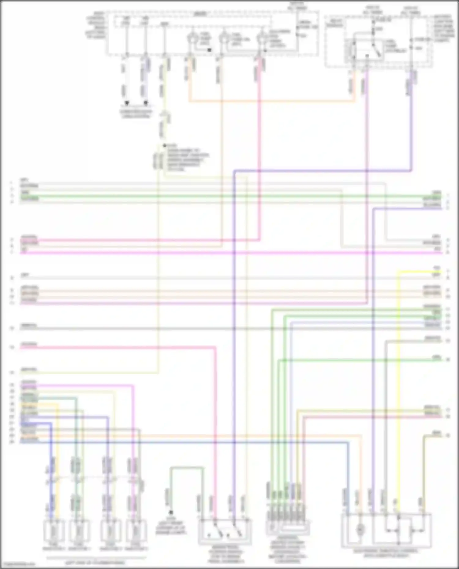 Explorer Ford V facelift (2015-2018): Wiring diagram engine performance 2.3l turbo (4 of 7)