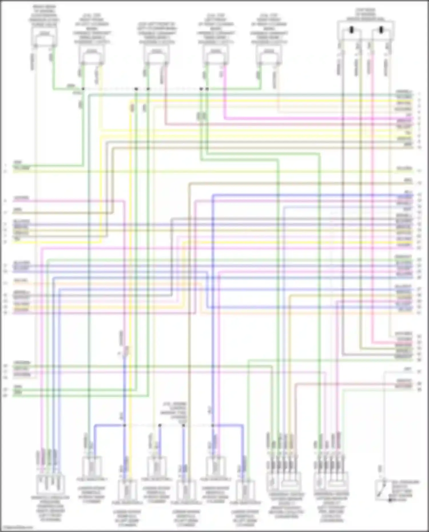 Explorer Ford V facelift (2015-2018): Wiring diagram engine performance 3.5l (5 of 6)