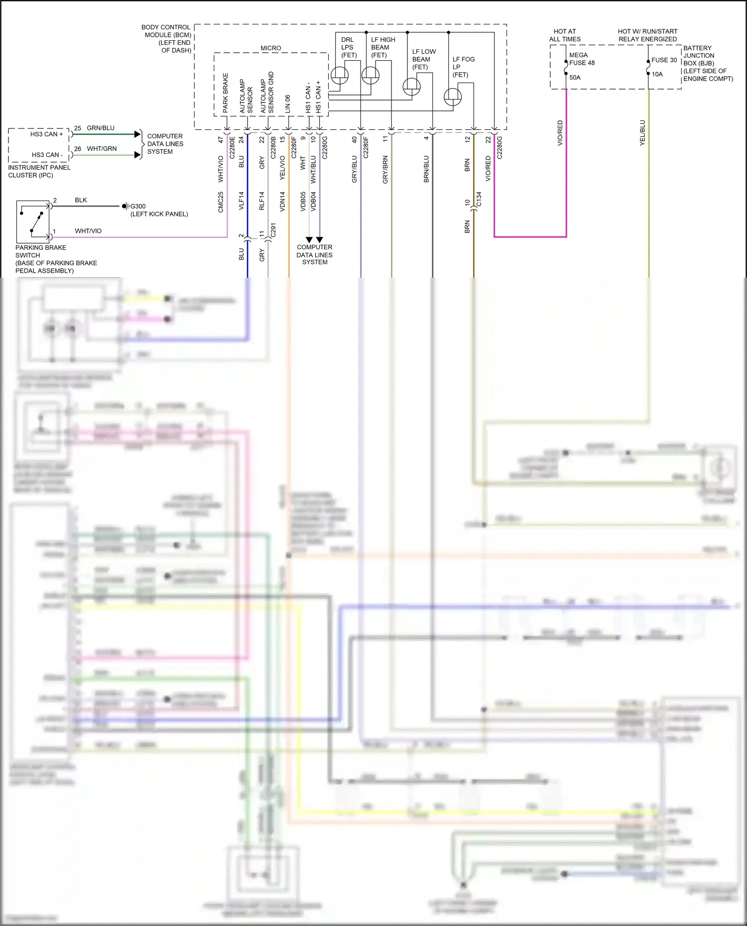 Wiring diagram blk for Ford Explorer V facelift (2015-2018) (56 of 78)