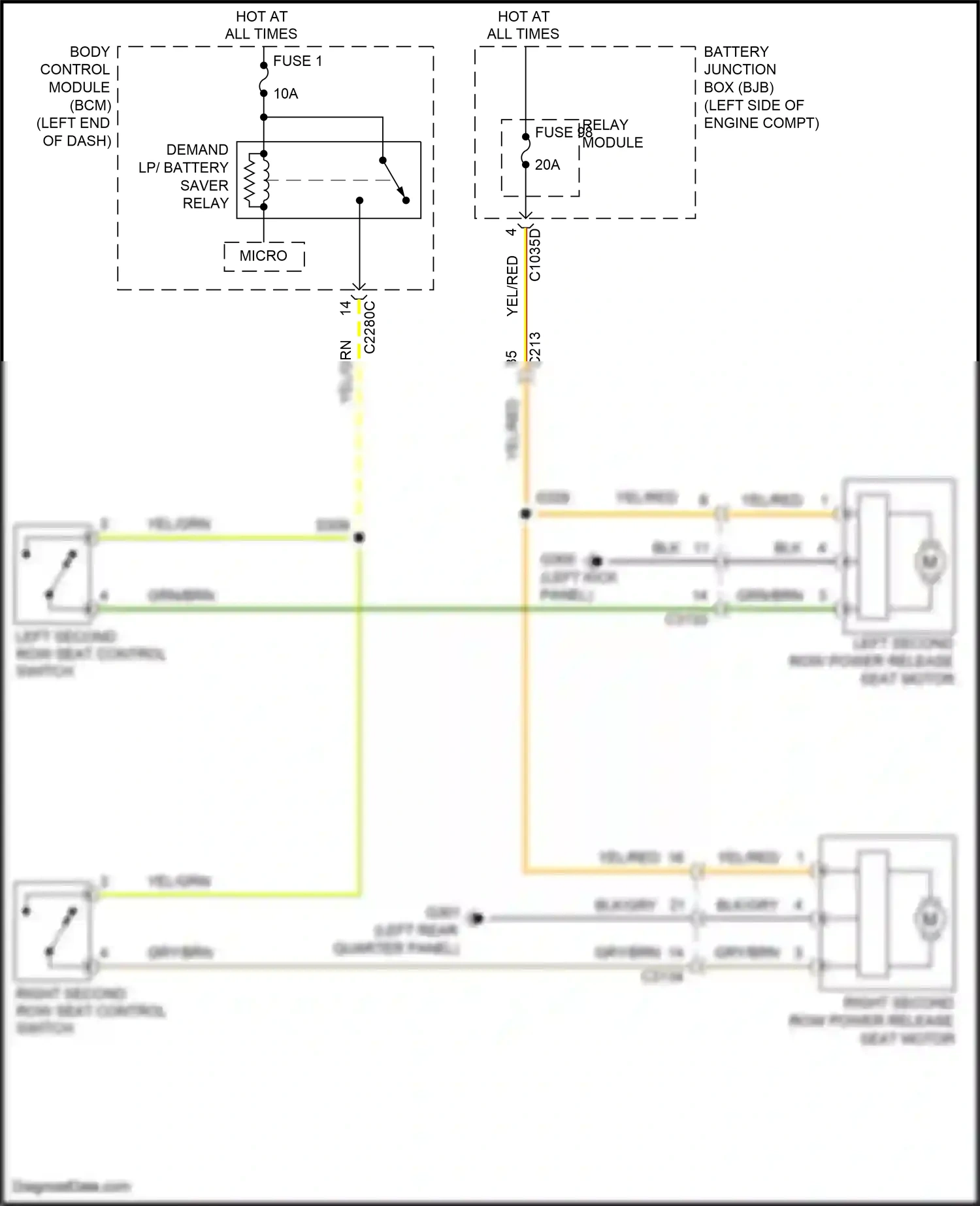 Wiring diagram blk for Ford Explorer V facelift (2015-2018) (30 of 78)