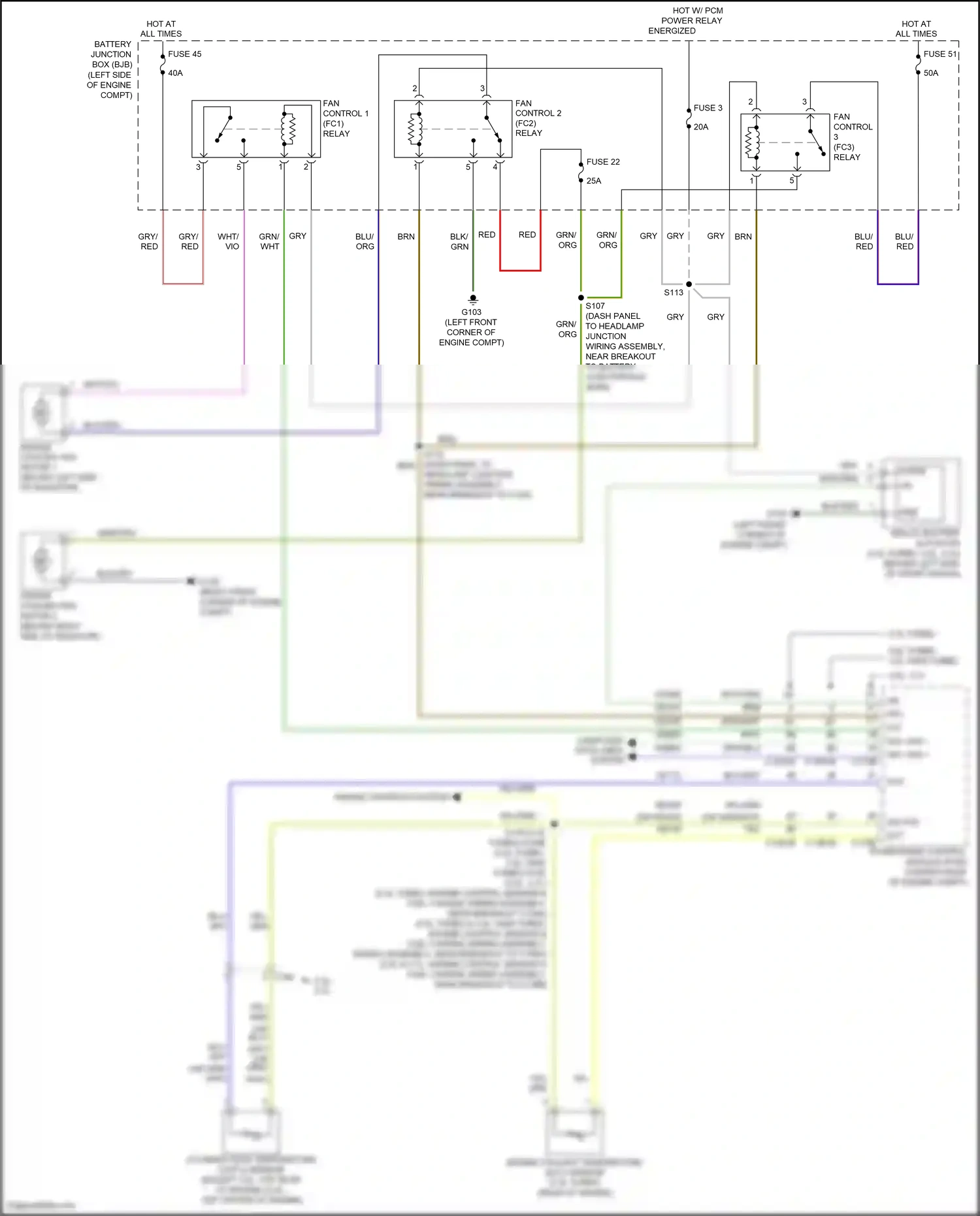 Wiring diagram blk/gry for Ford Explorer V facelift (2015-2018) (2 of 30)