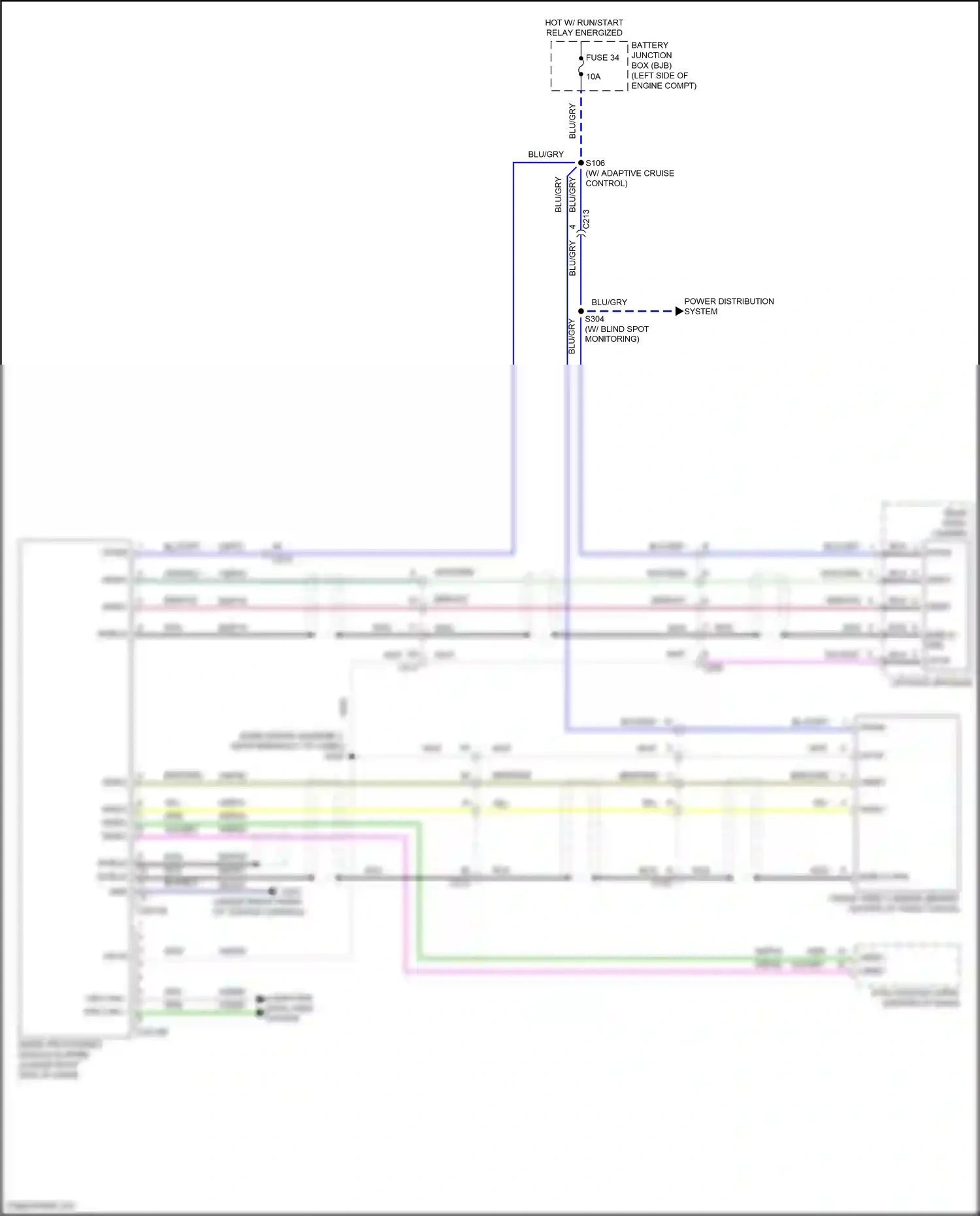 Wiring diagram blu/gry for Ford Explorer V facelift (2015-2018) (11 of 54)
