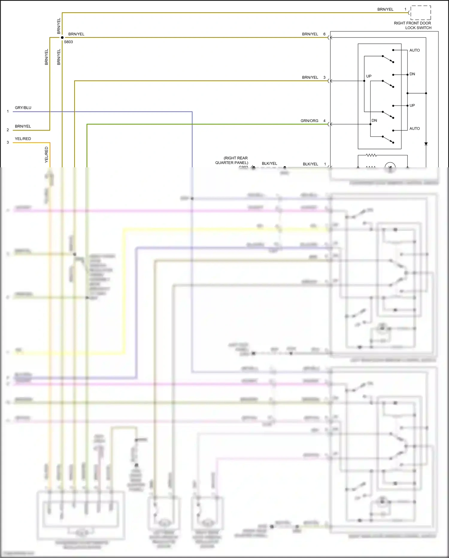 Wiring diagram blu/org for Ford Explorer V facelift (2015-2018) (29 of 54)