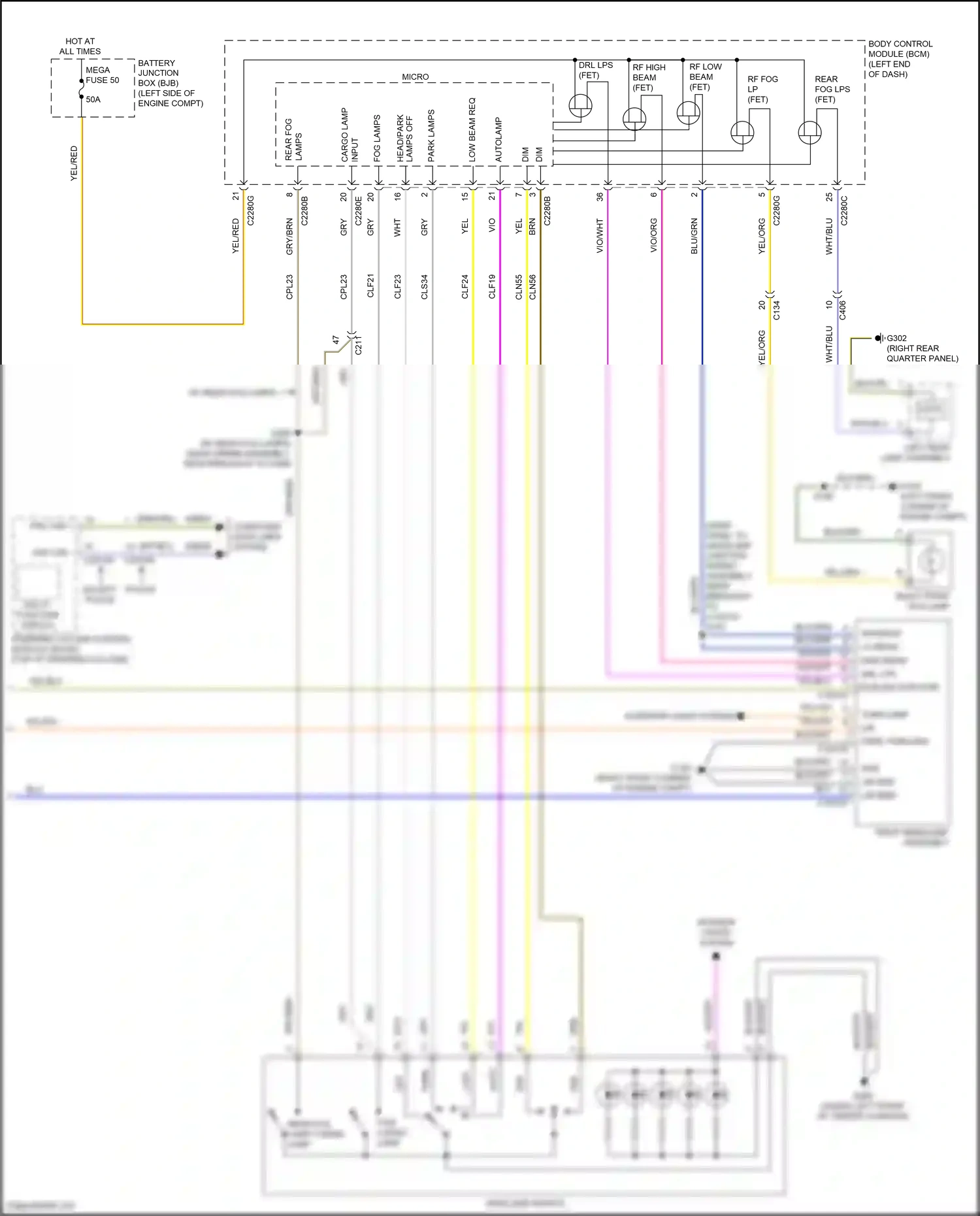 Wiring diagram brn for Ford Explorer V facelift (2015-2018) (55 of 93)