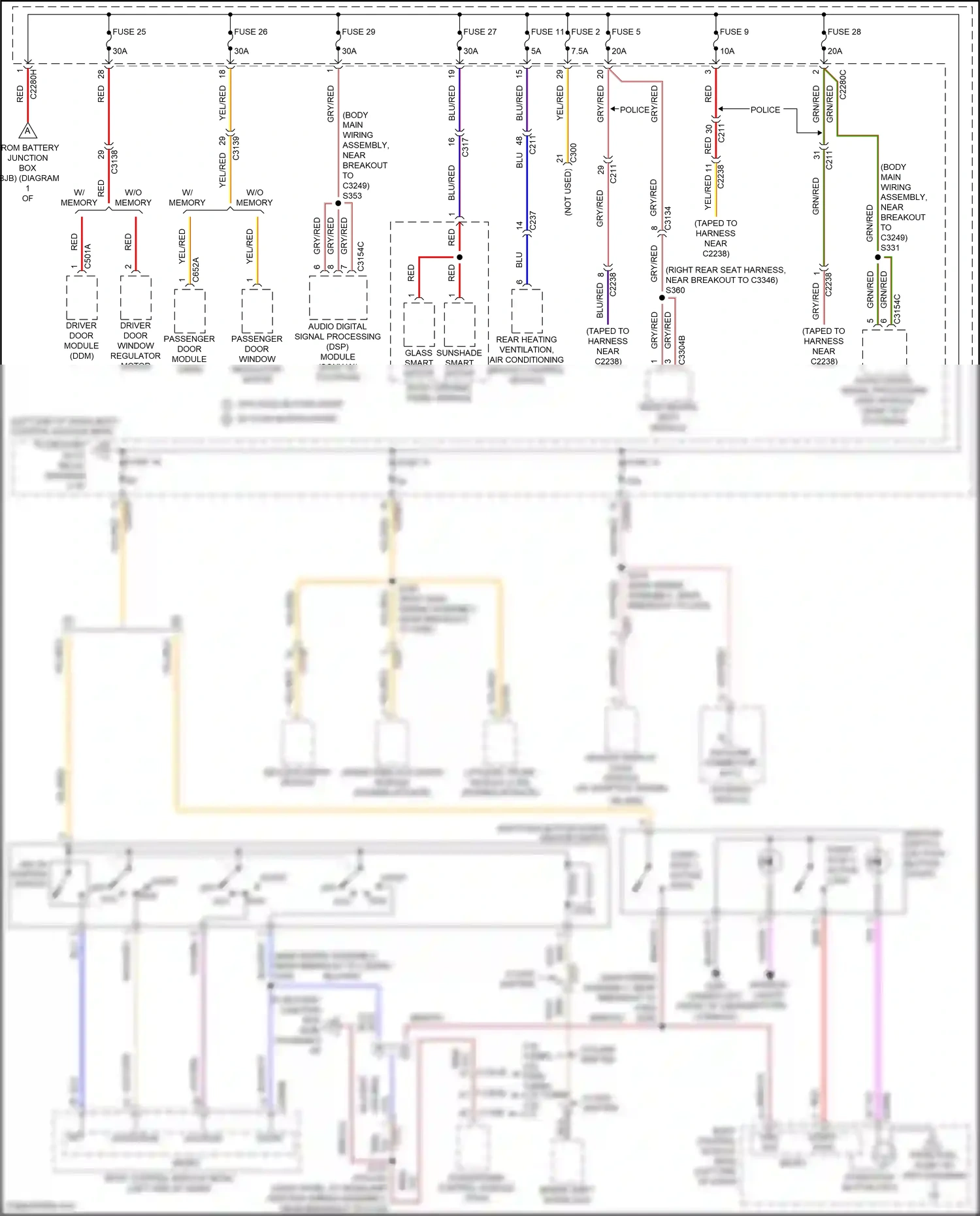 Wiring diagram brn for Ford Explorer V facelift (2015-2018) (6 of 93)