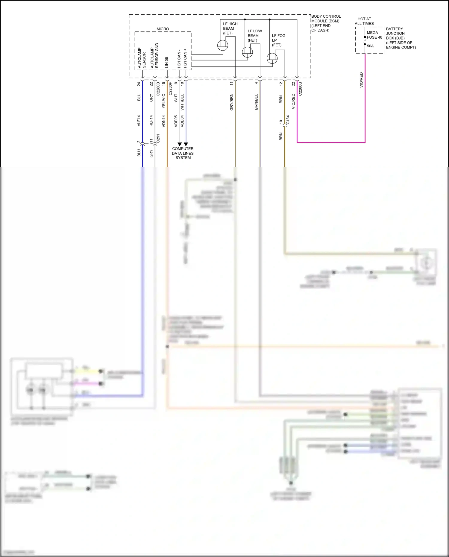 Wiring diagram brn for Ford Explorer V facelift (2015-2018) (56 of 93)