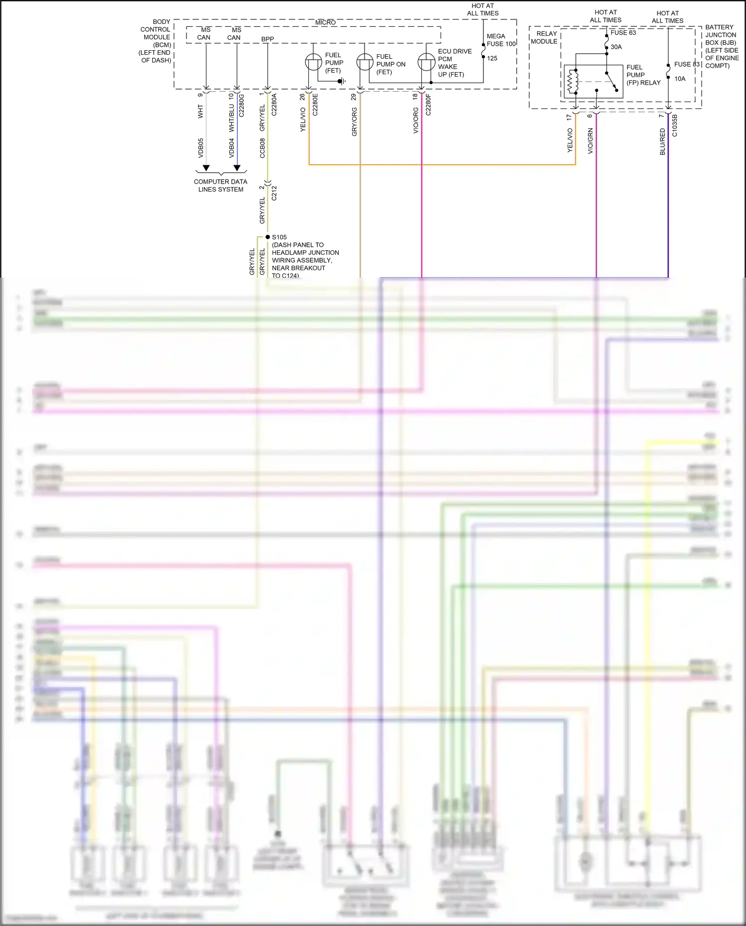 Wiring diagram brn for Ford Explorer V facelift (2015-2018) (87 of 93)
