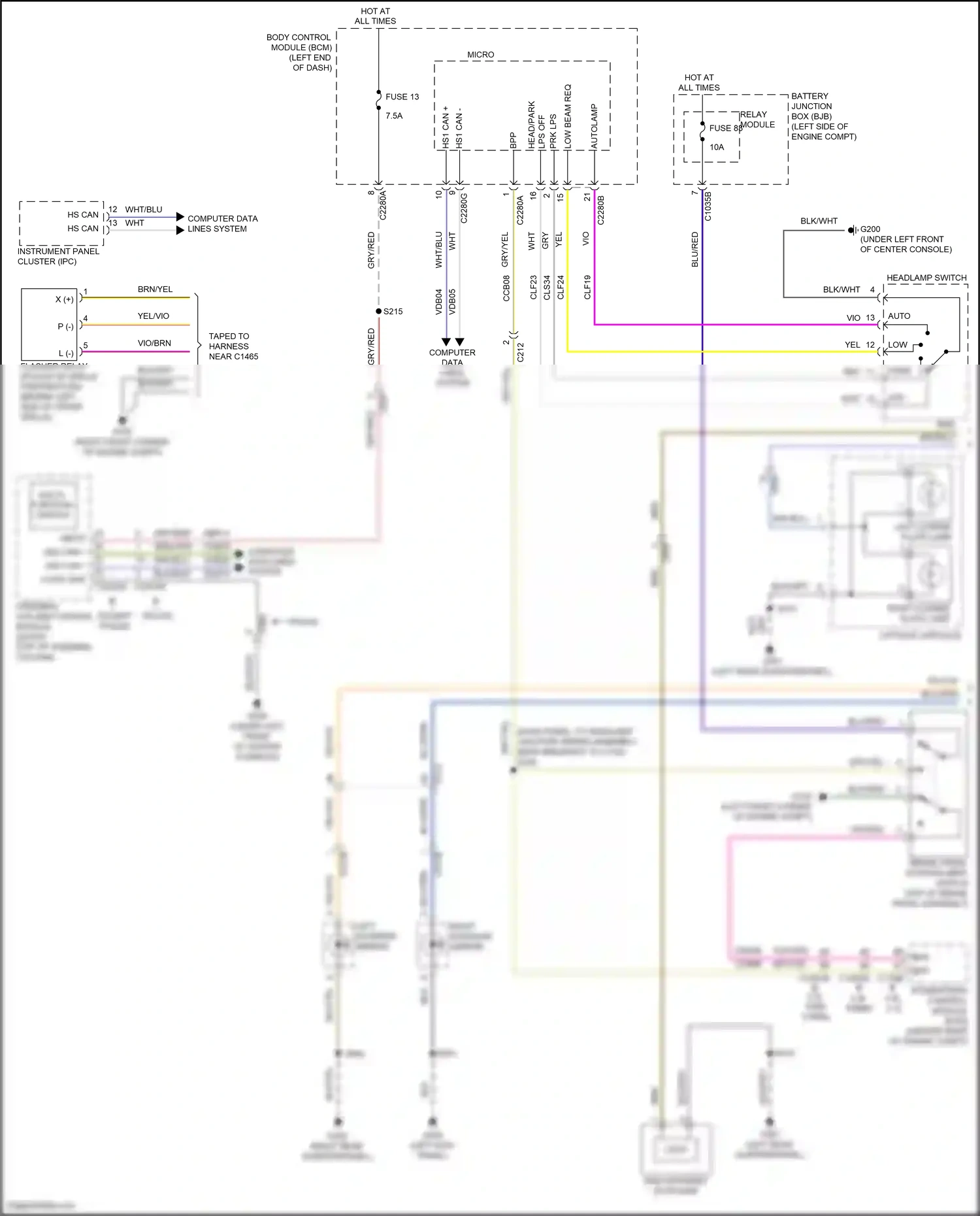 Wiring diagram brn for Ford Explorer V facelift (2015-2018) (42 of 93)