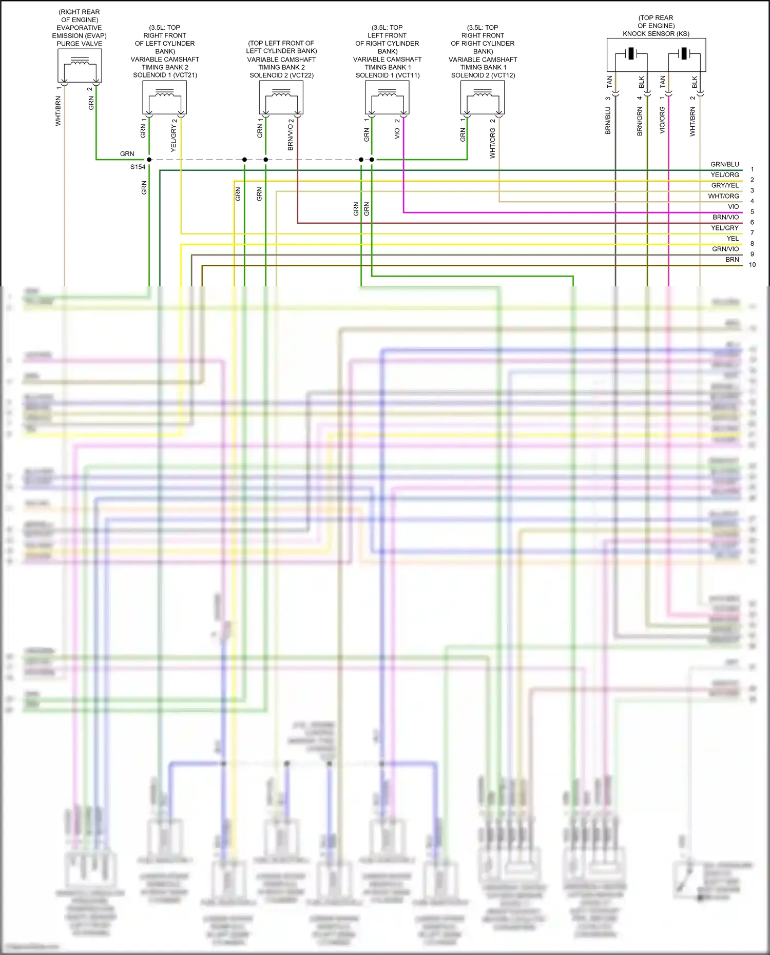 Wiring diagram brn/vio for Ford Explorer V facelift (2015-2018) (48 of 56)